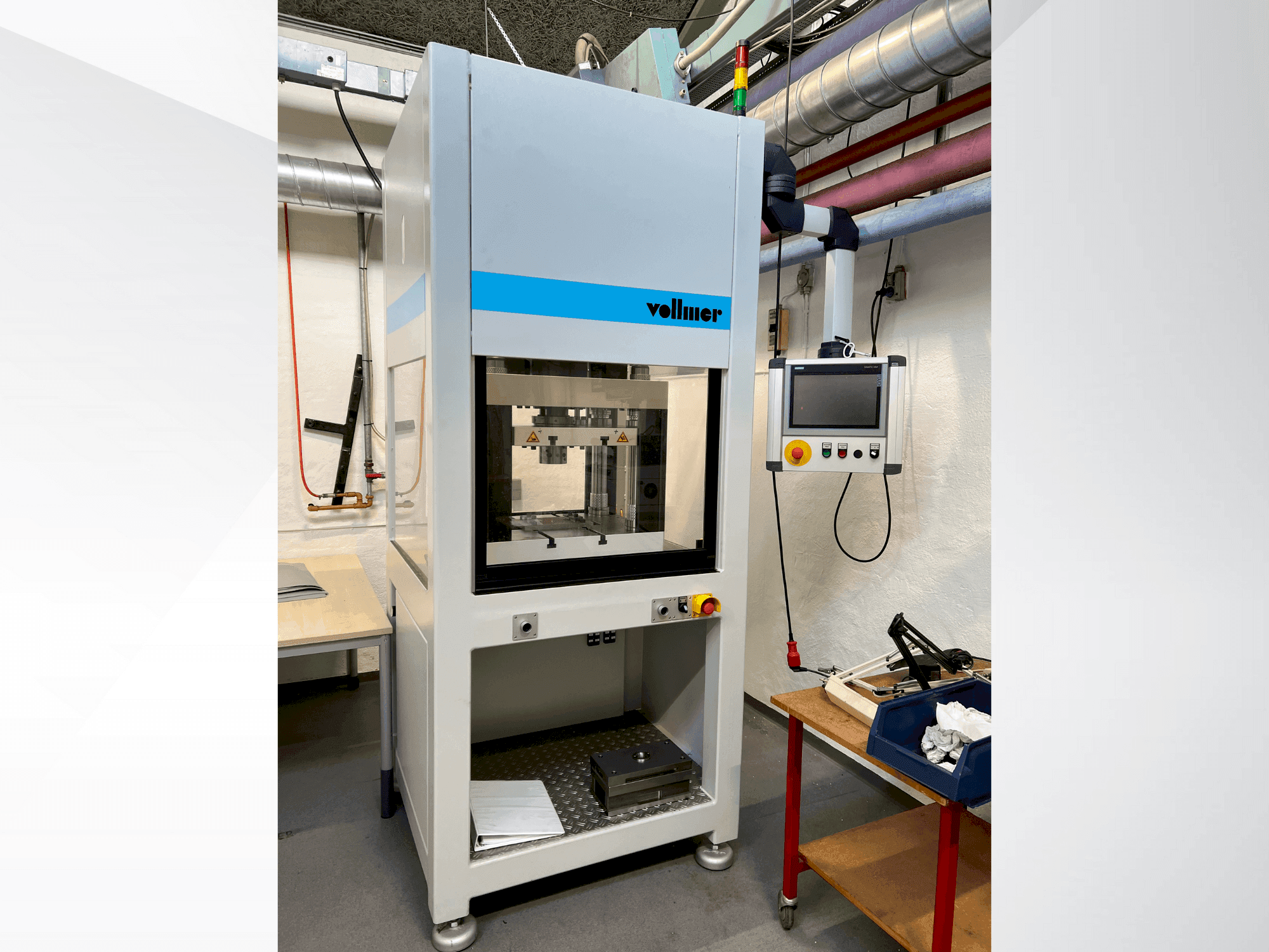 Vista Frontal  da VOLLMER W 2506  máquina