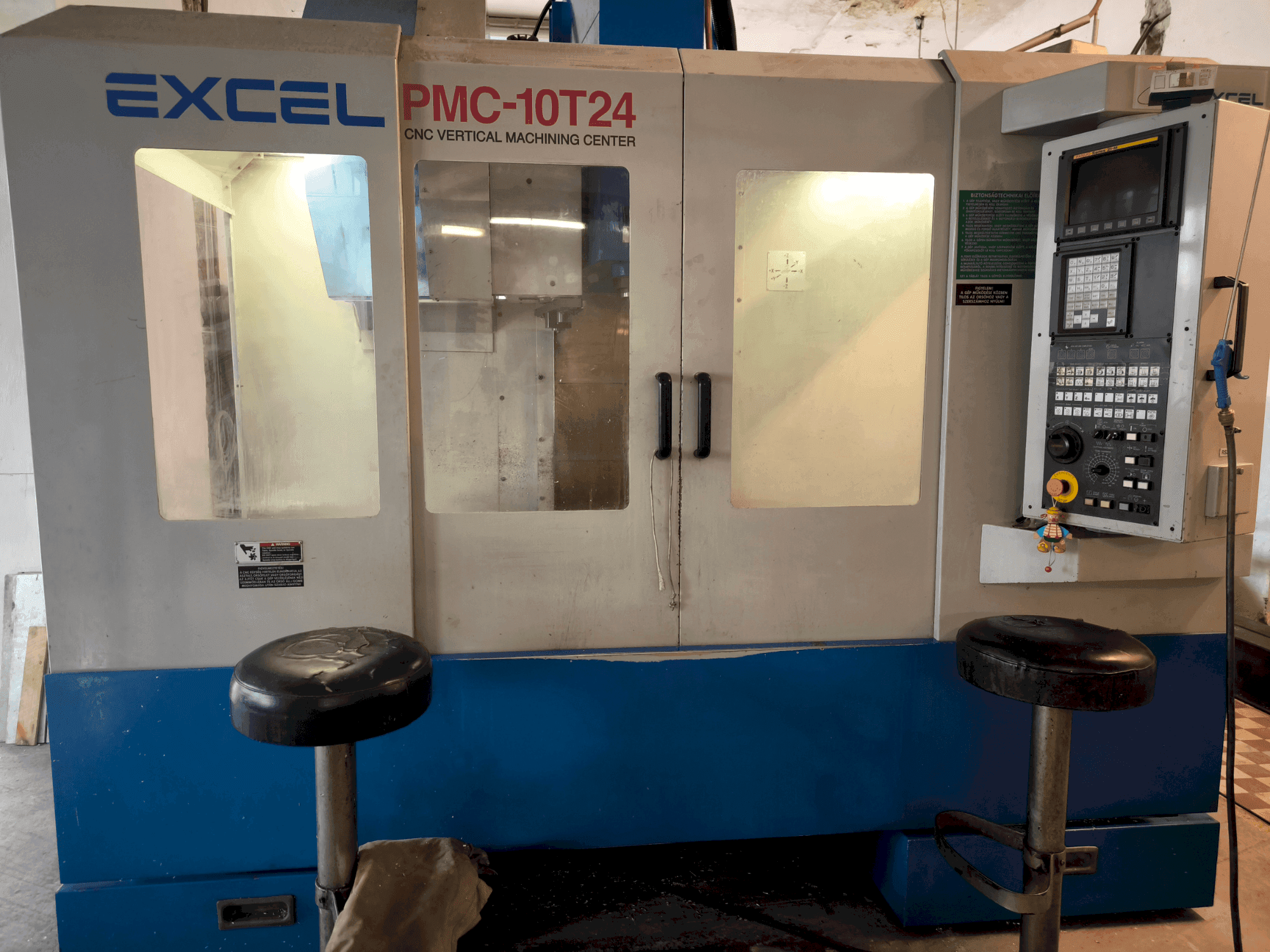 Vista Frontal  da Excel  Excel PMC 10T24 (2004)  máquina