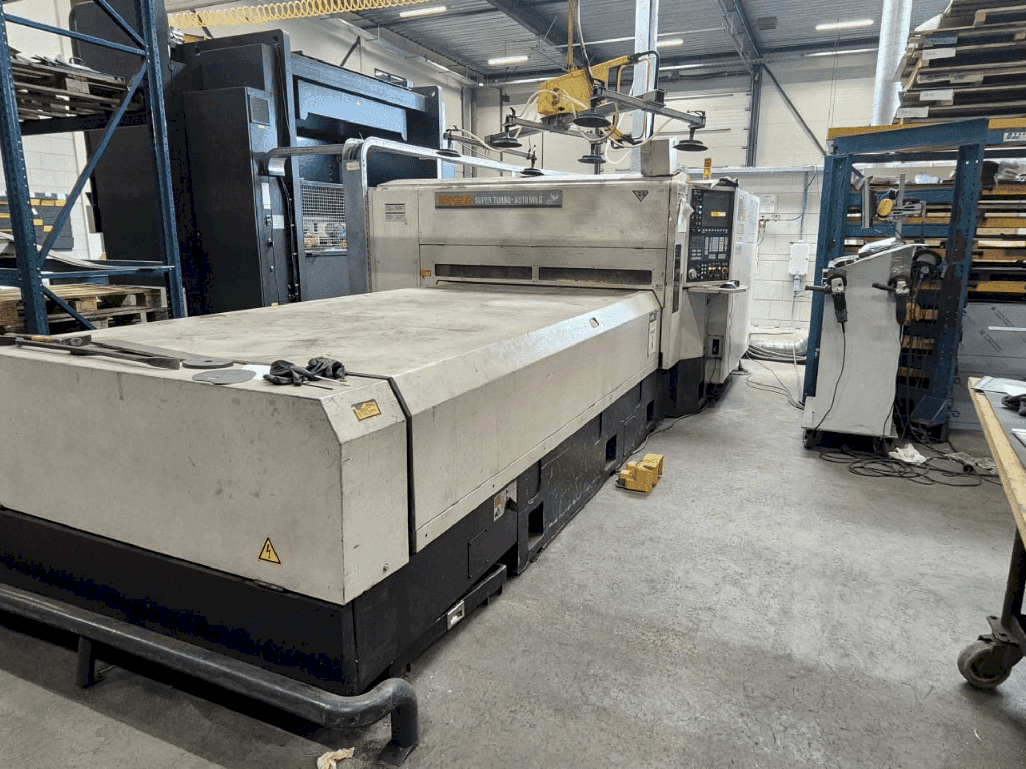 Vista Frontal  da Mazak Super Turbo-X510 Mk II  máquina