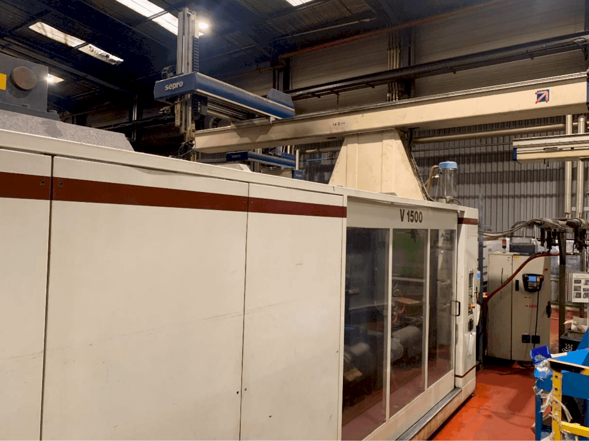 Vista Frontal  da Negri Bossi 15000 H - 15200  máquina