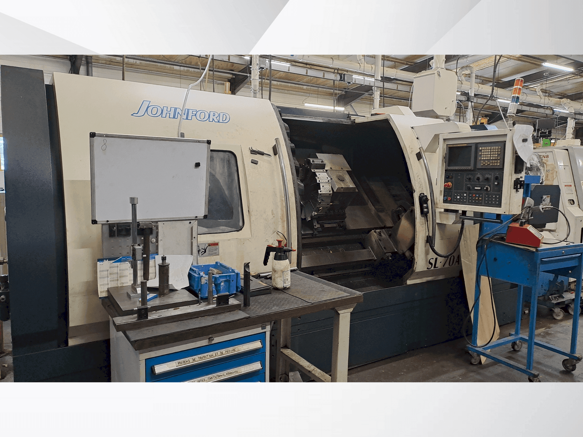 Vista Frontal  da Johnford SL-70A  máquina