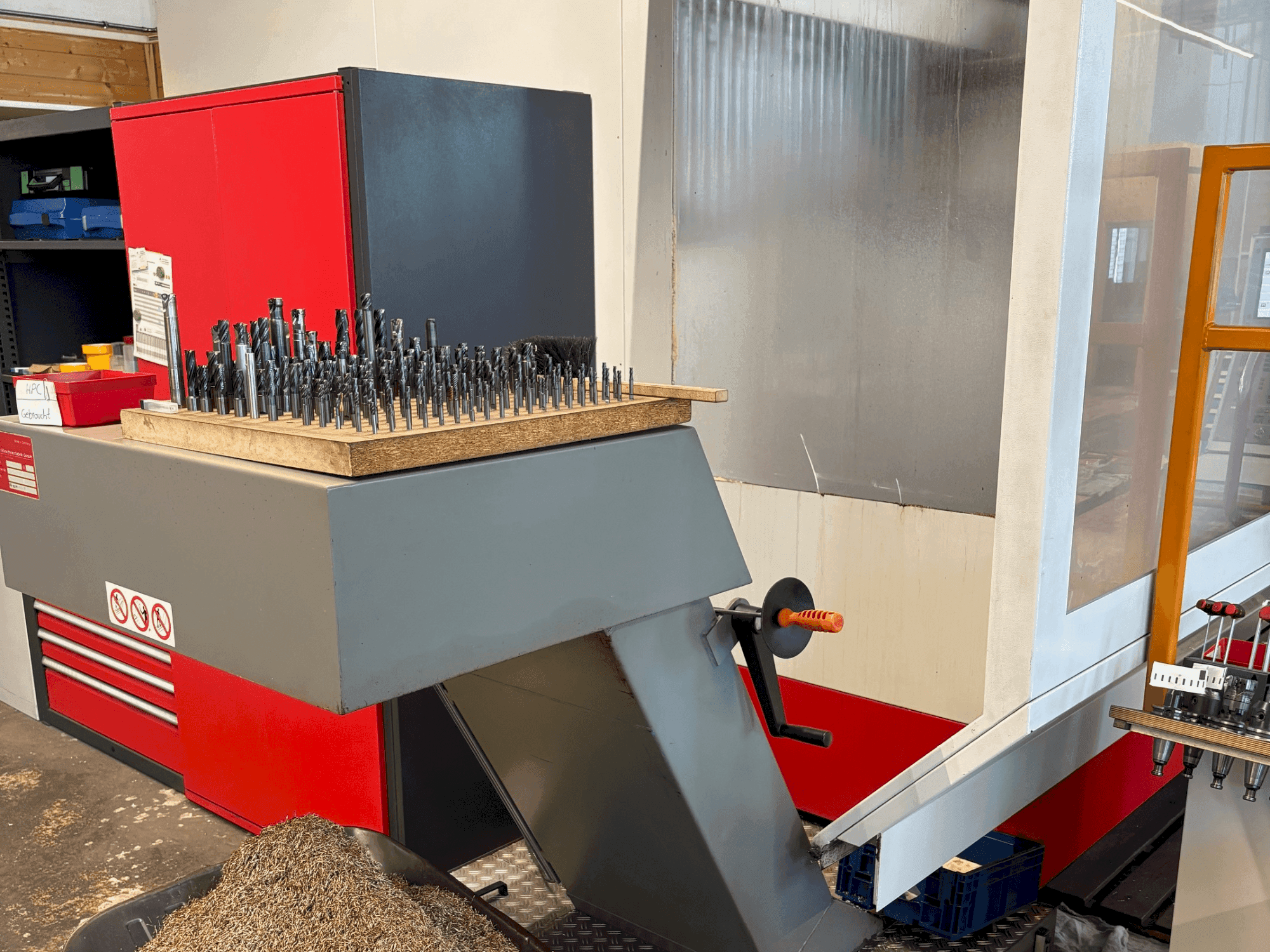 Vista Frontal  da HERMLE U1130  máquina