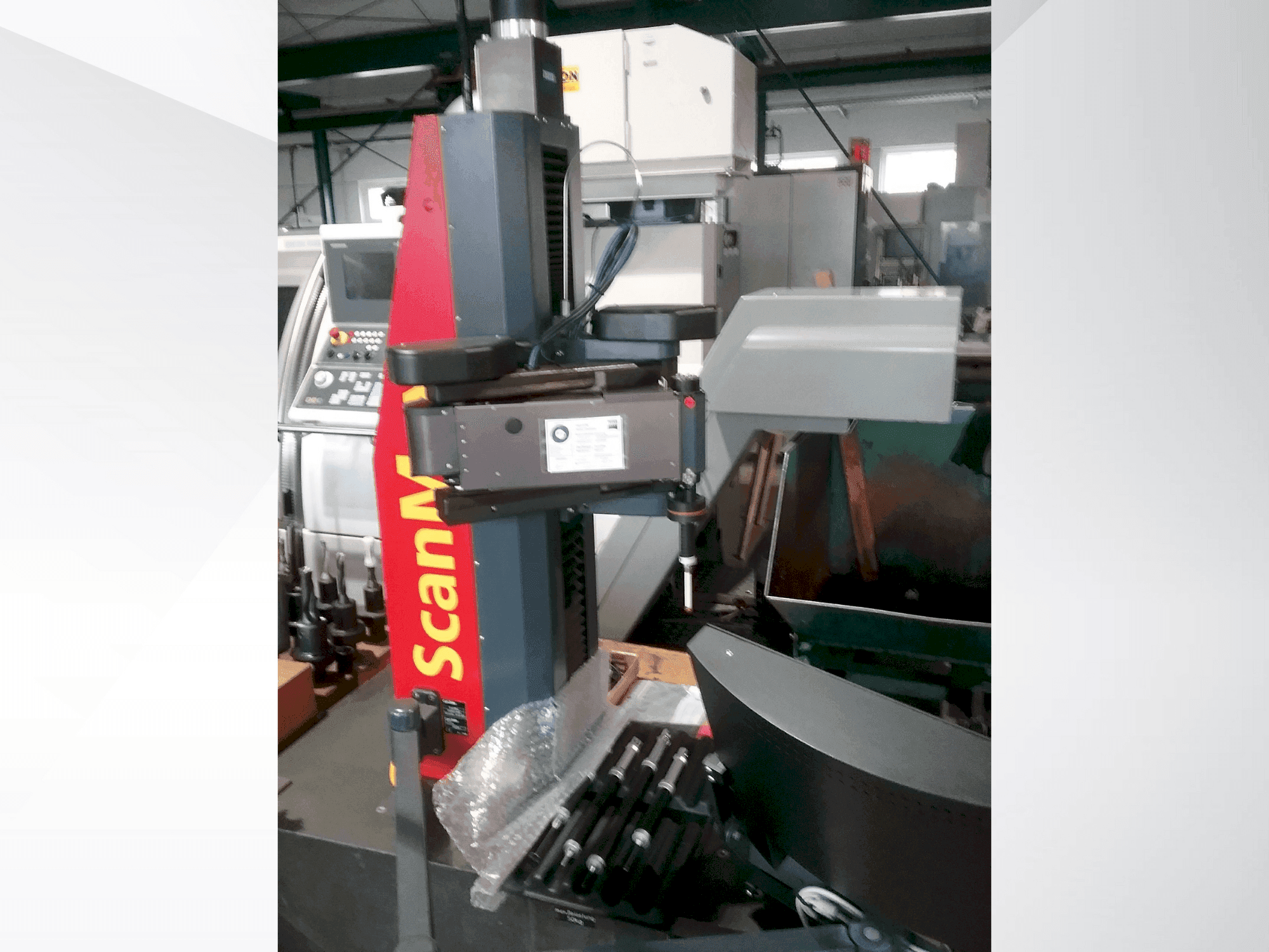 Vista Frontal  da ZEISS ScanMax  máquina