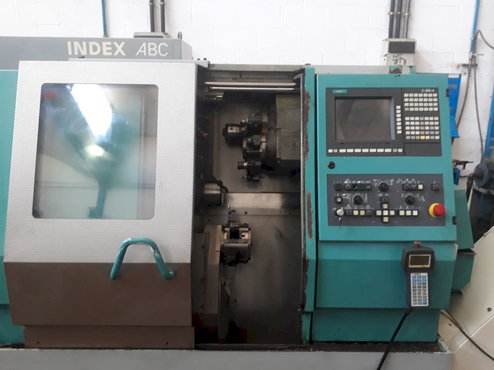 Vista Frontal  da Index ABC  máquina