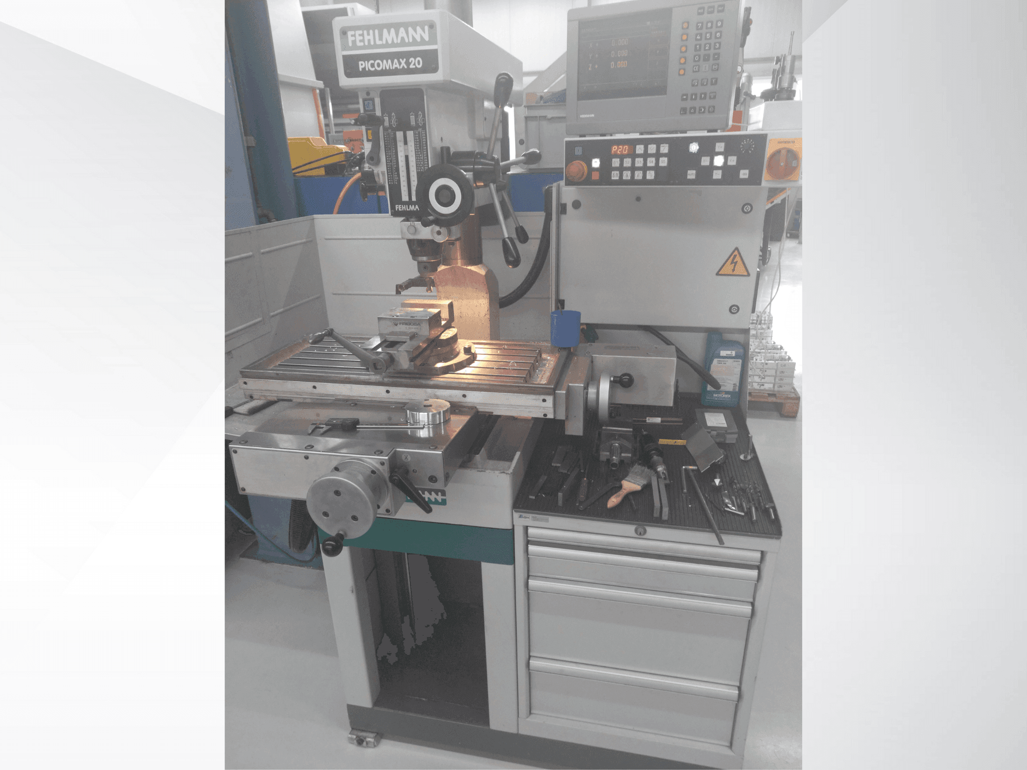 Vista Frontal  da FEHLMANN PICOMAX 20  máquina