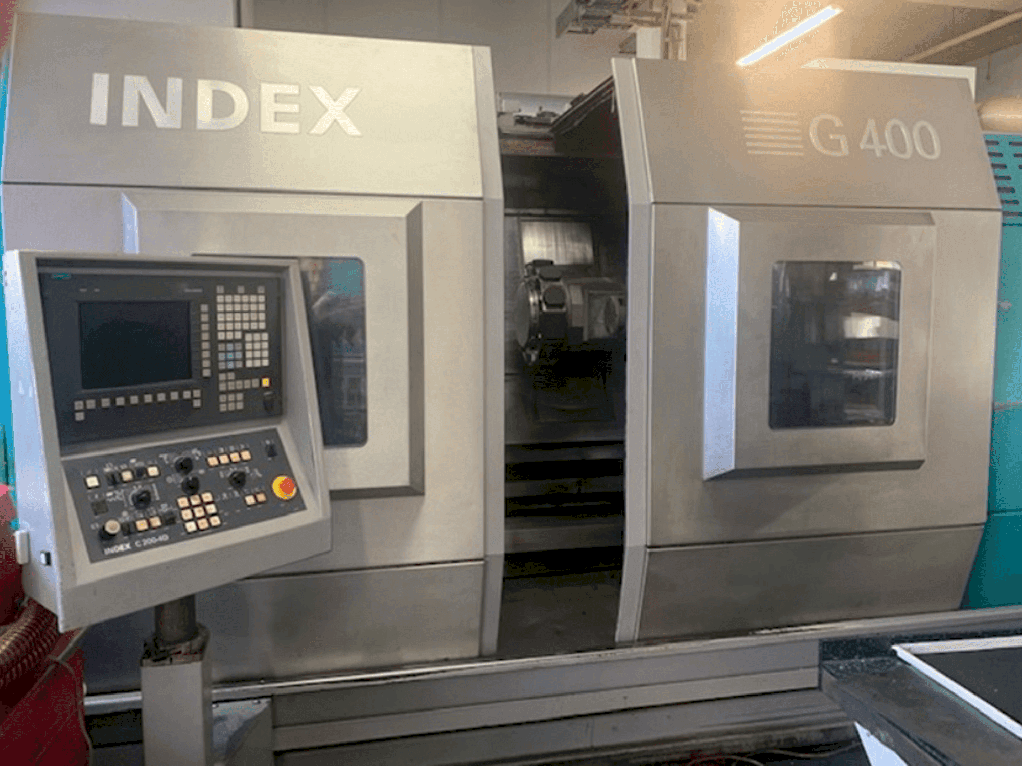 Vista Frontal  da Index G400  máquina