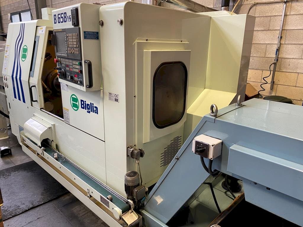Vista Lateral  da Biglia B658 YS  máquina
