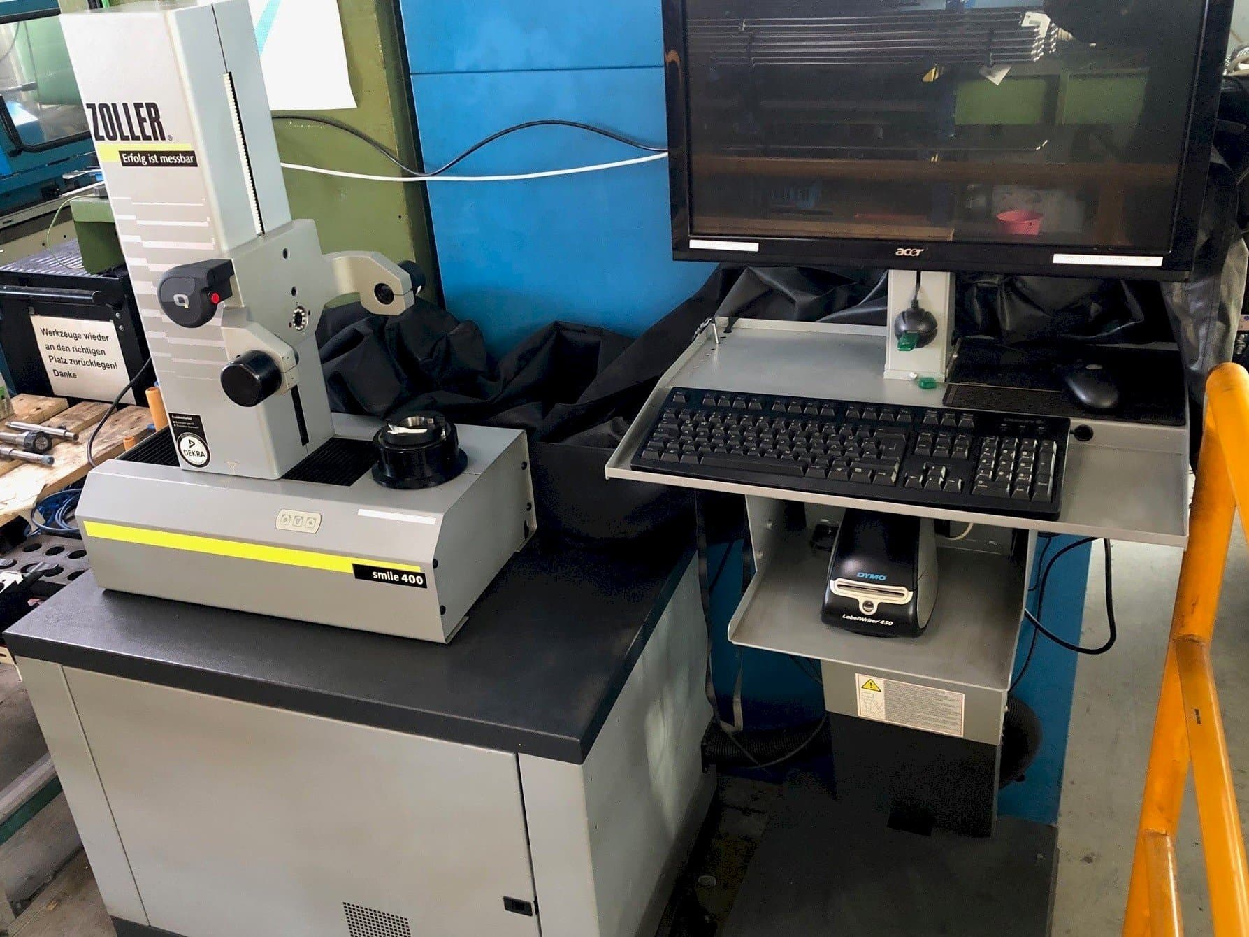 Vista Frontal  da Zoller smile 400  máquina