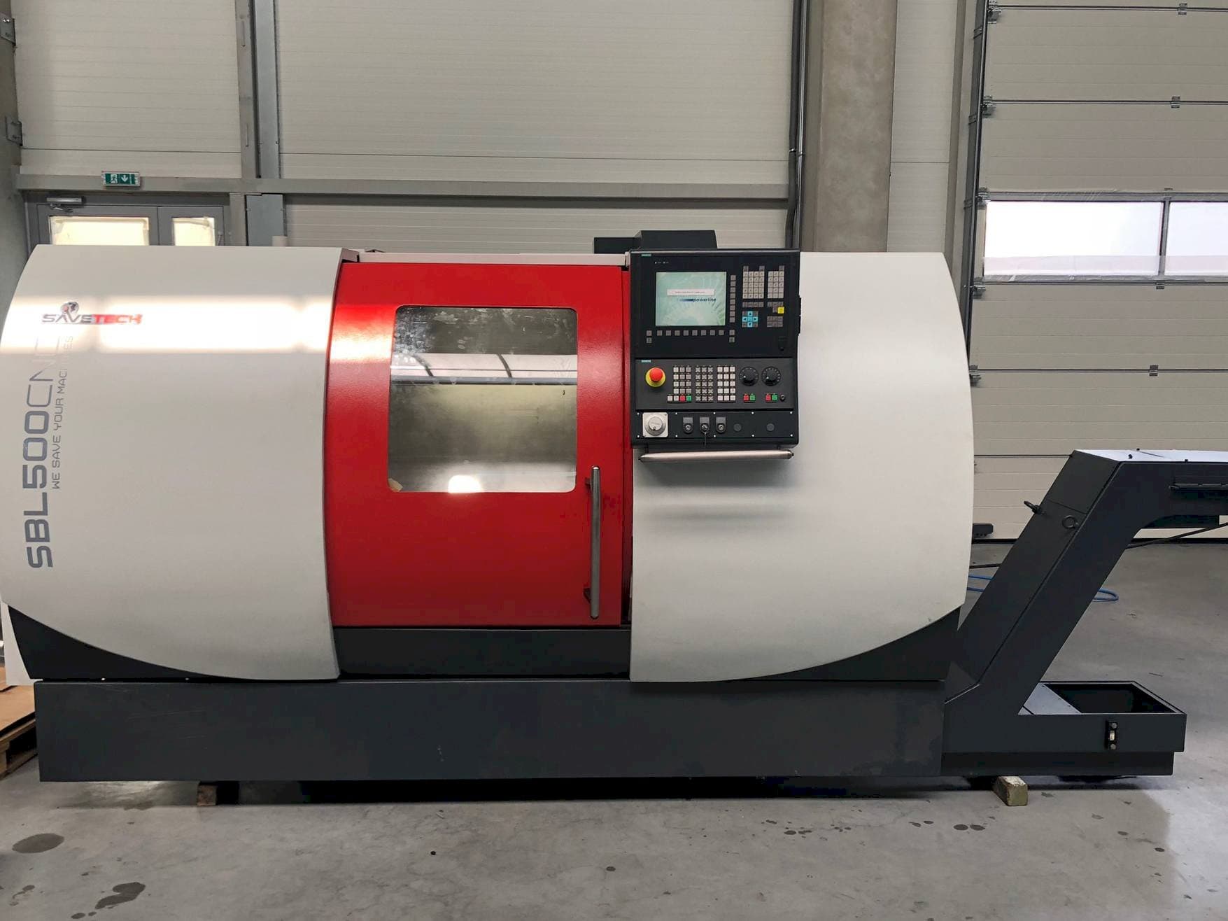 Vista Frontal  da TRENS SBL 500/750  máquina