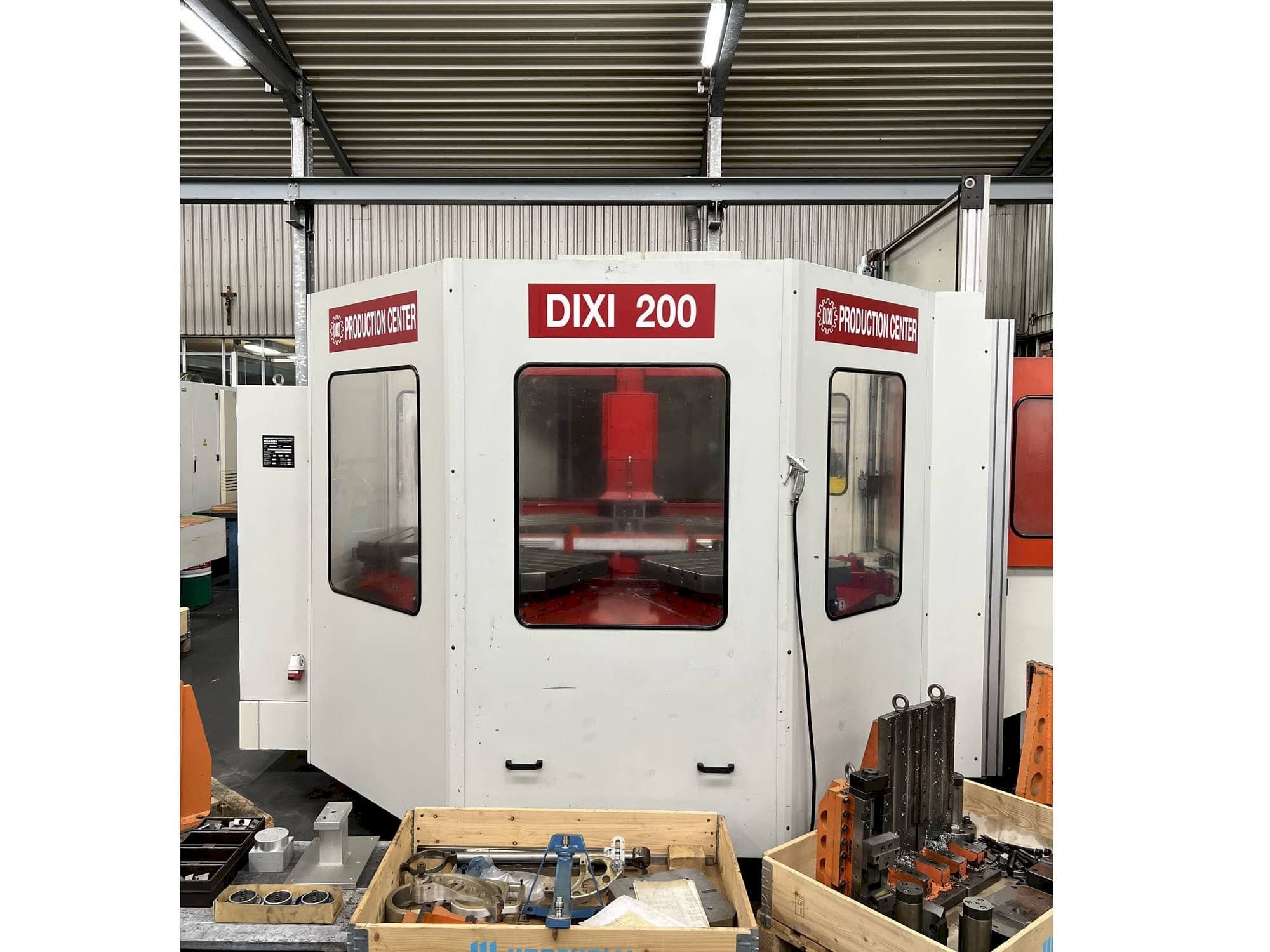 Vista Frontal  da DIXI 200  máquina