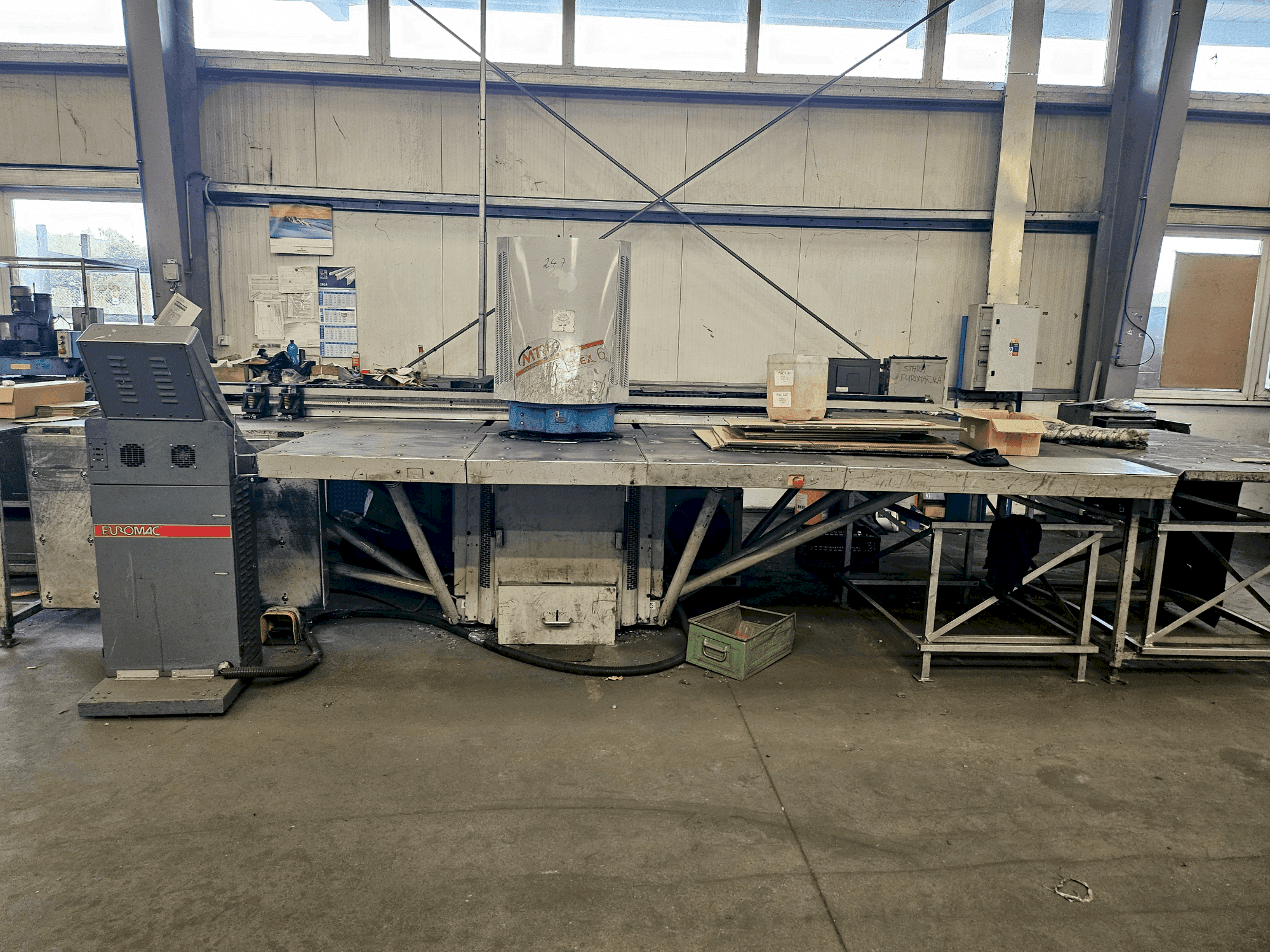 Vista Frontal  da Euromac MTX Flex 6  máquina