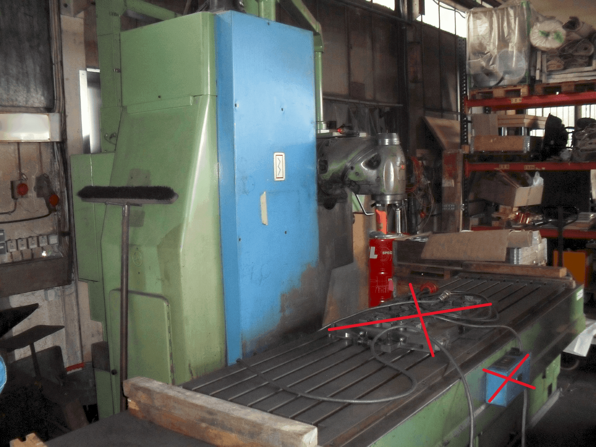 Vista Frontal  da SACHMAN RP 3  máquina