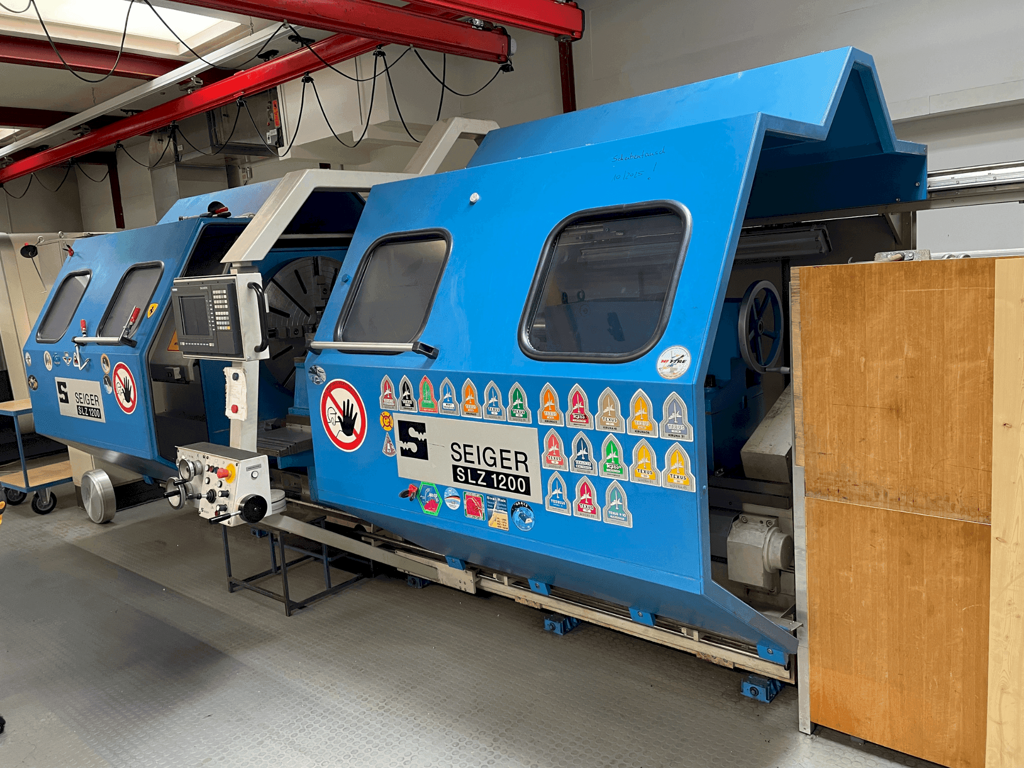 Vista Frontal  da SEIGER SLZ1200  máquina