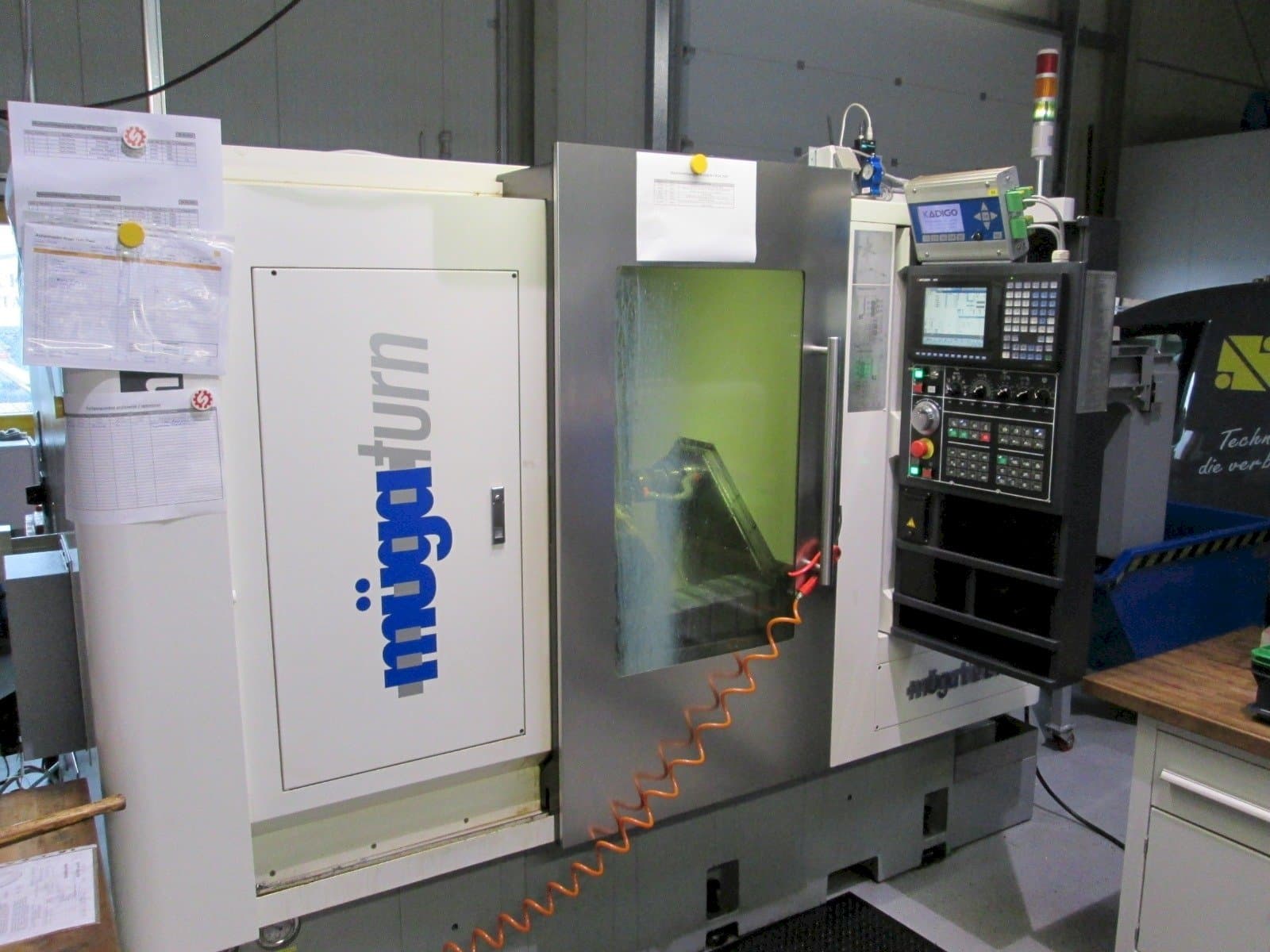 Vista Frontal  da Muga iTwin  máquina