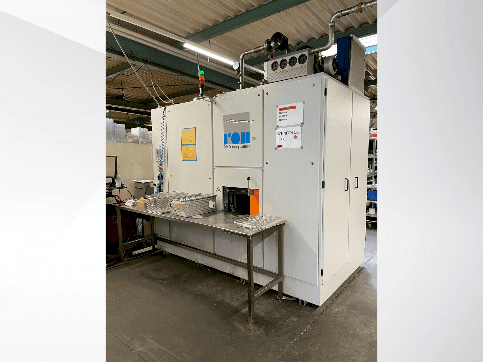 Vista Frontal  da ROLL RCTS advantage  máquina