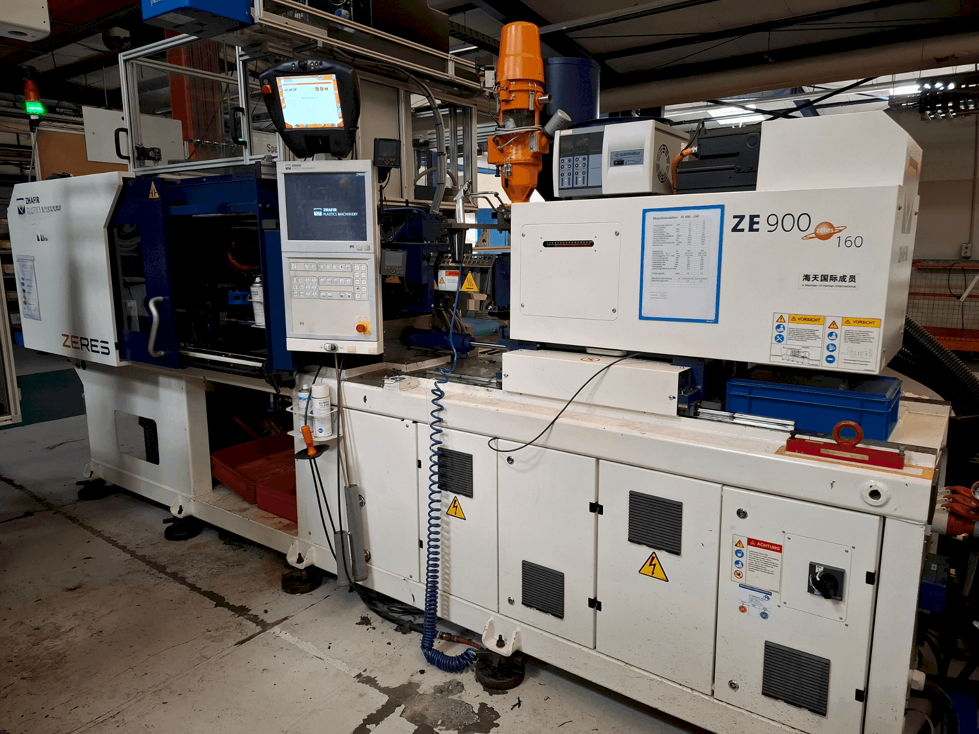 Vista Frontal  da HAITIAN ZHAFIR Zeres 900/160  máquina