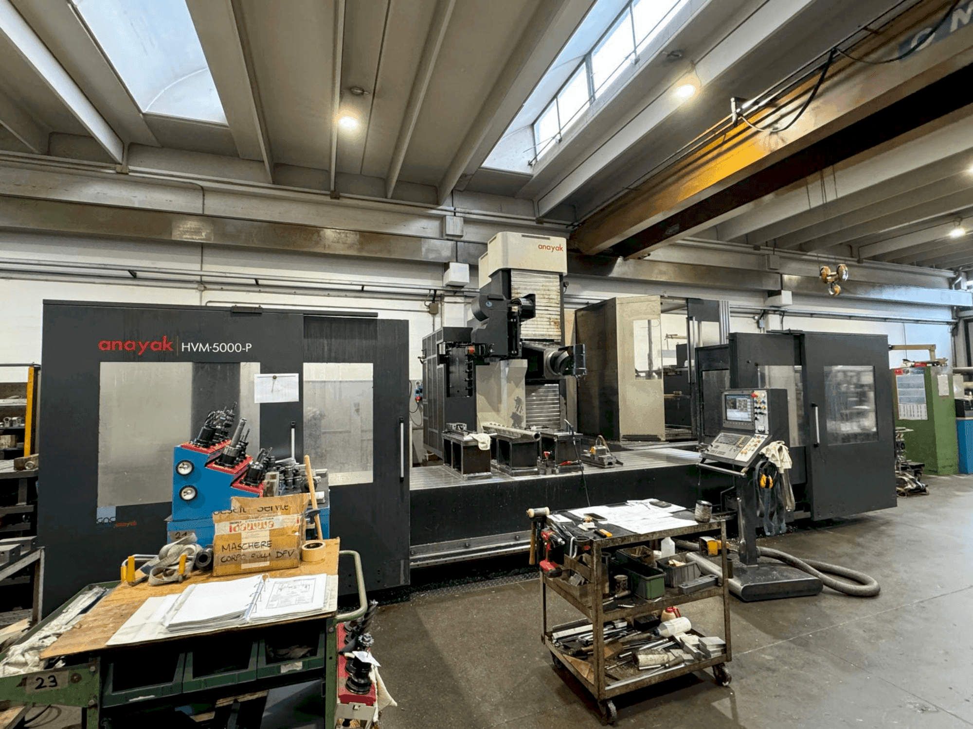 Vista Frontal  da ANAYAK HVM 5000P  máquina