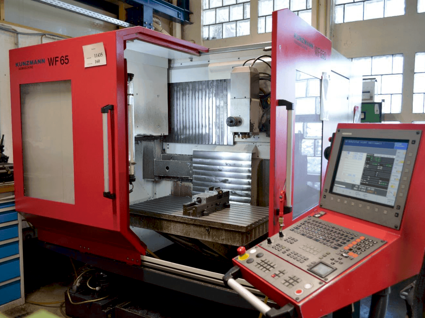 Vista Frontal  da KUNZMANN WF650  máquina