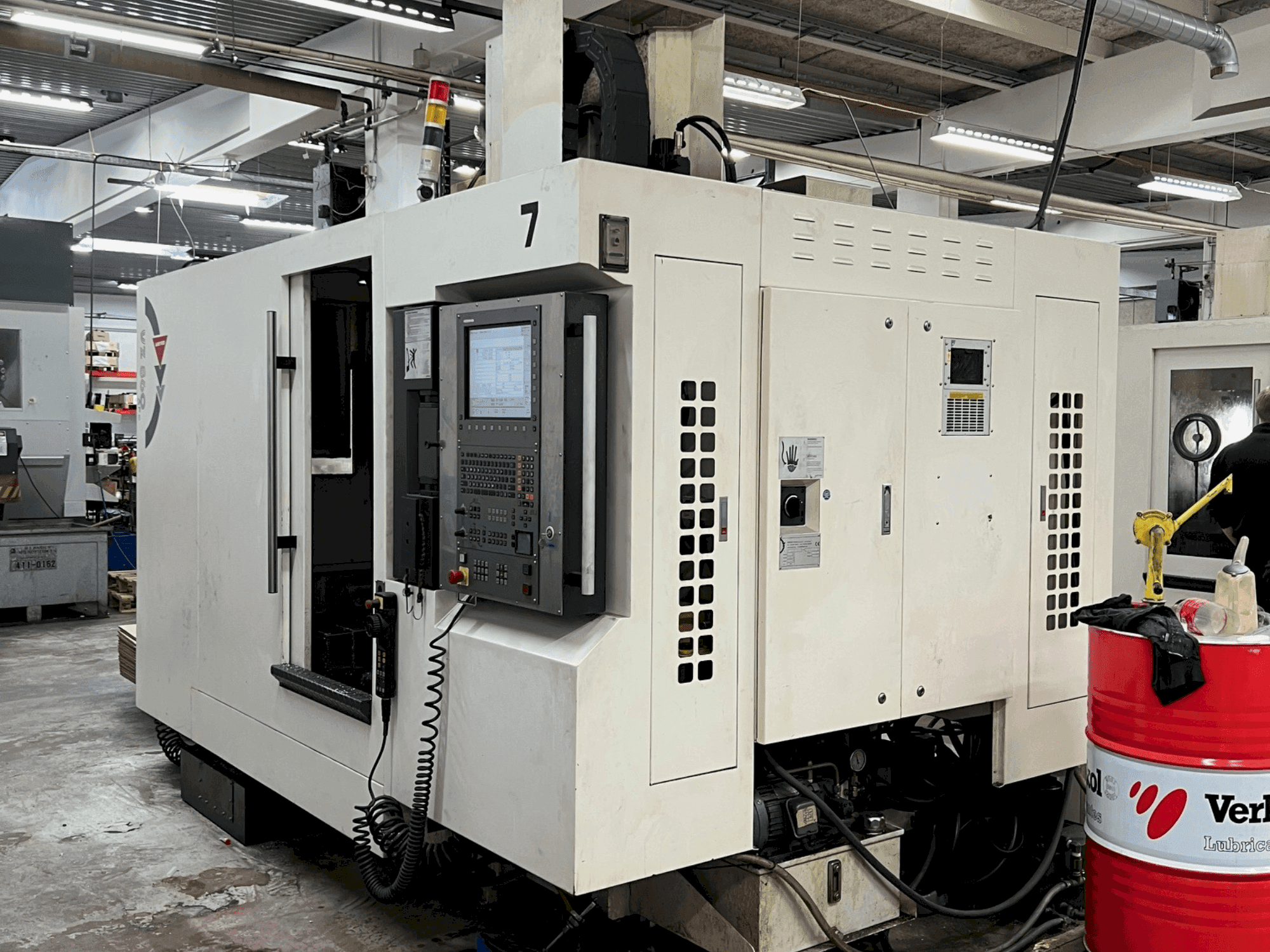 Vista Frontal  da WEMAS VZ 860 APC  máquina