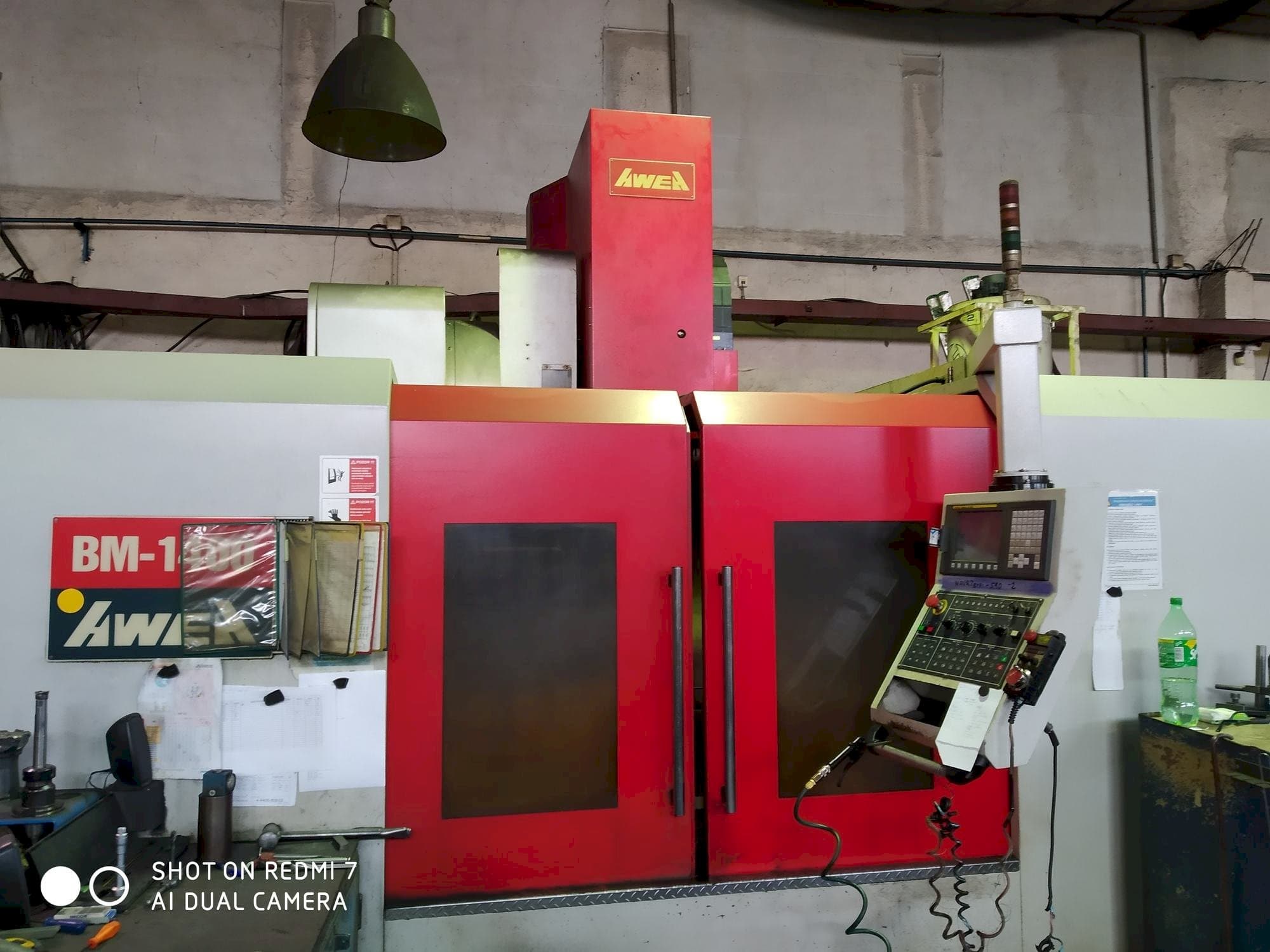 Vista Frontal  da AWEA BM-1400  máquina