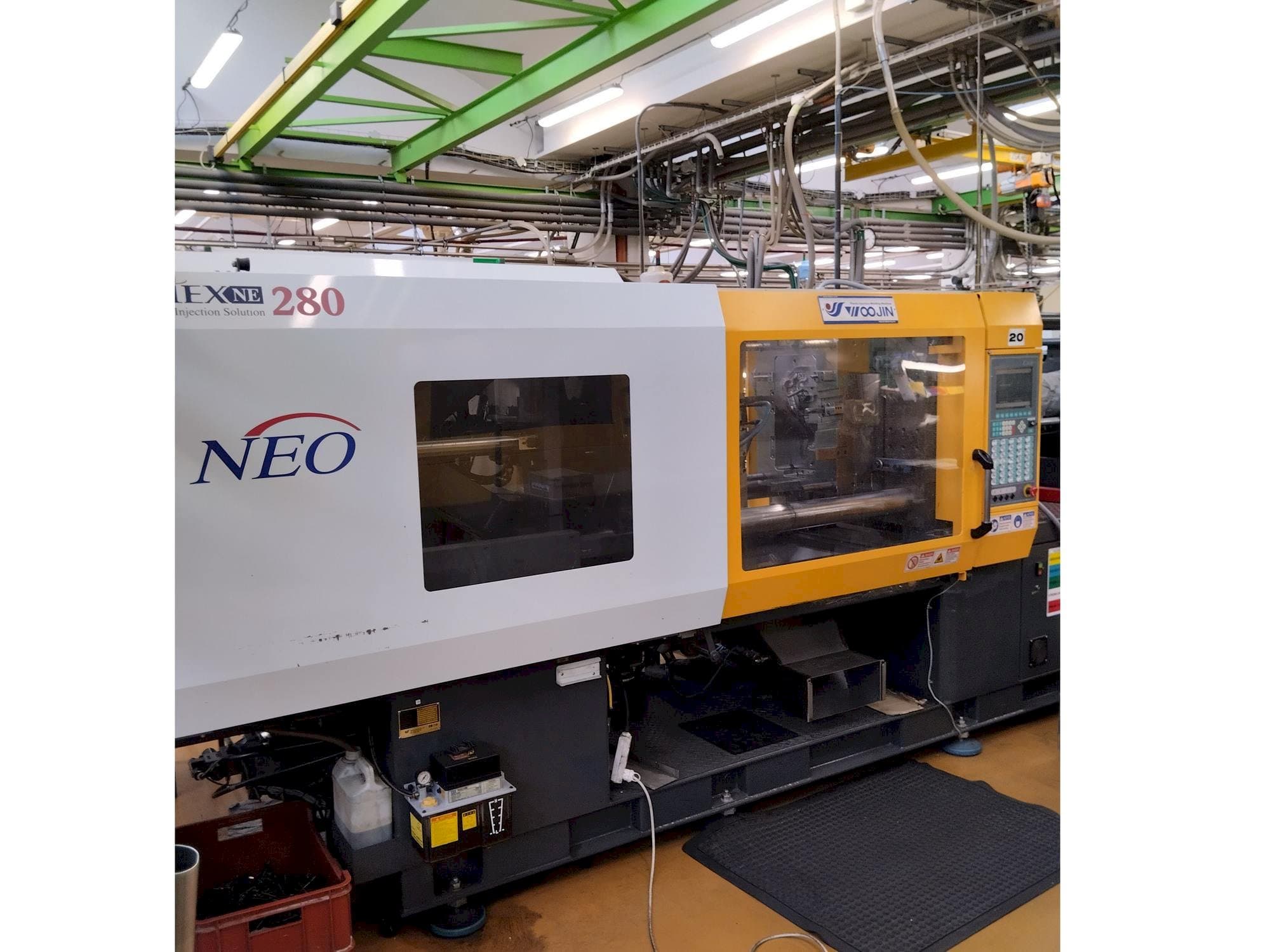 Vista Frontal  da Selex NE 280  máquina