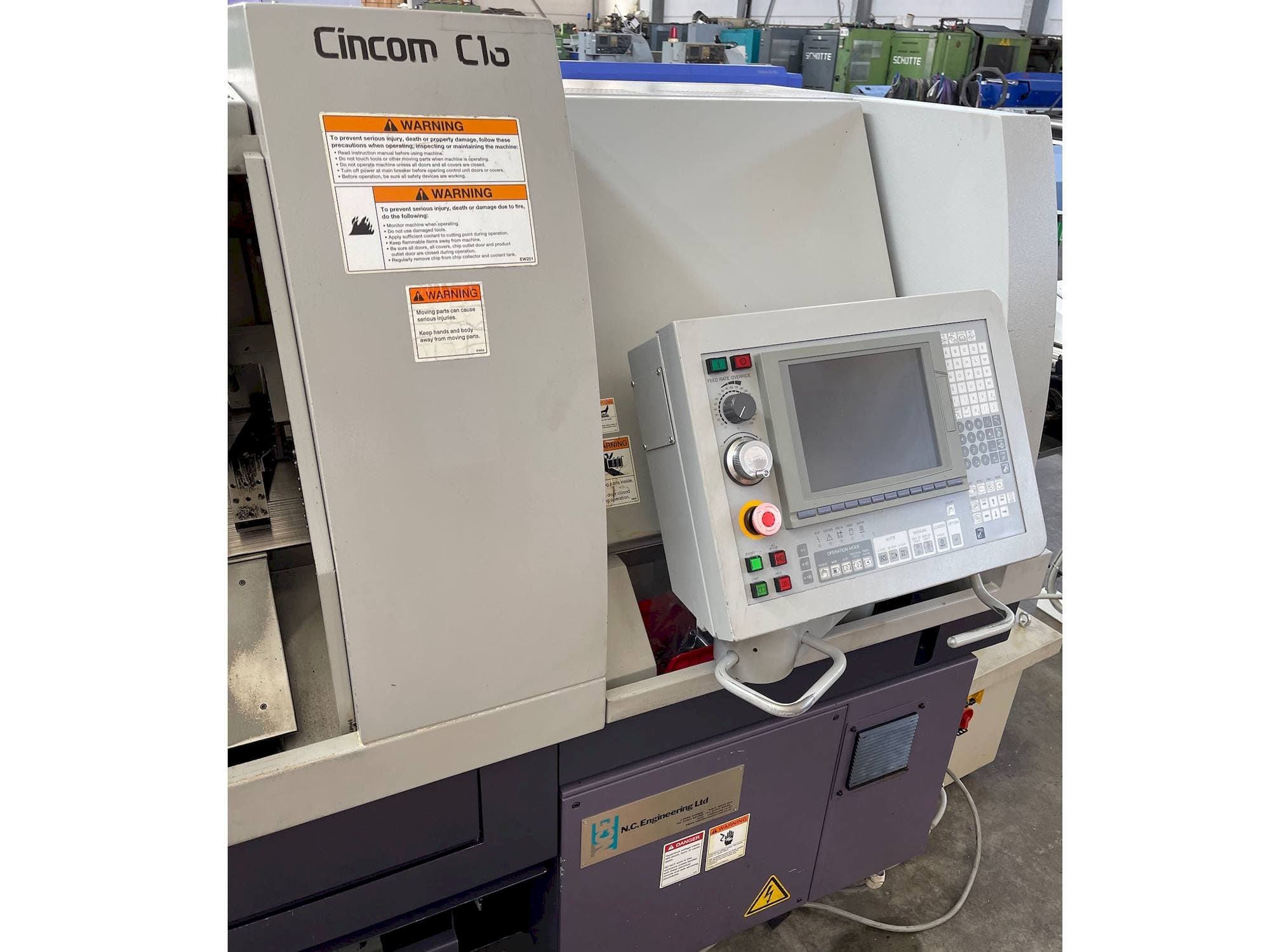 Vista Frontal  da Citizen C16-VI  máquina