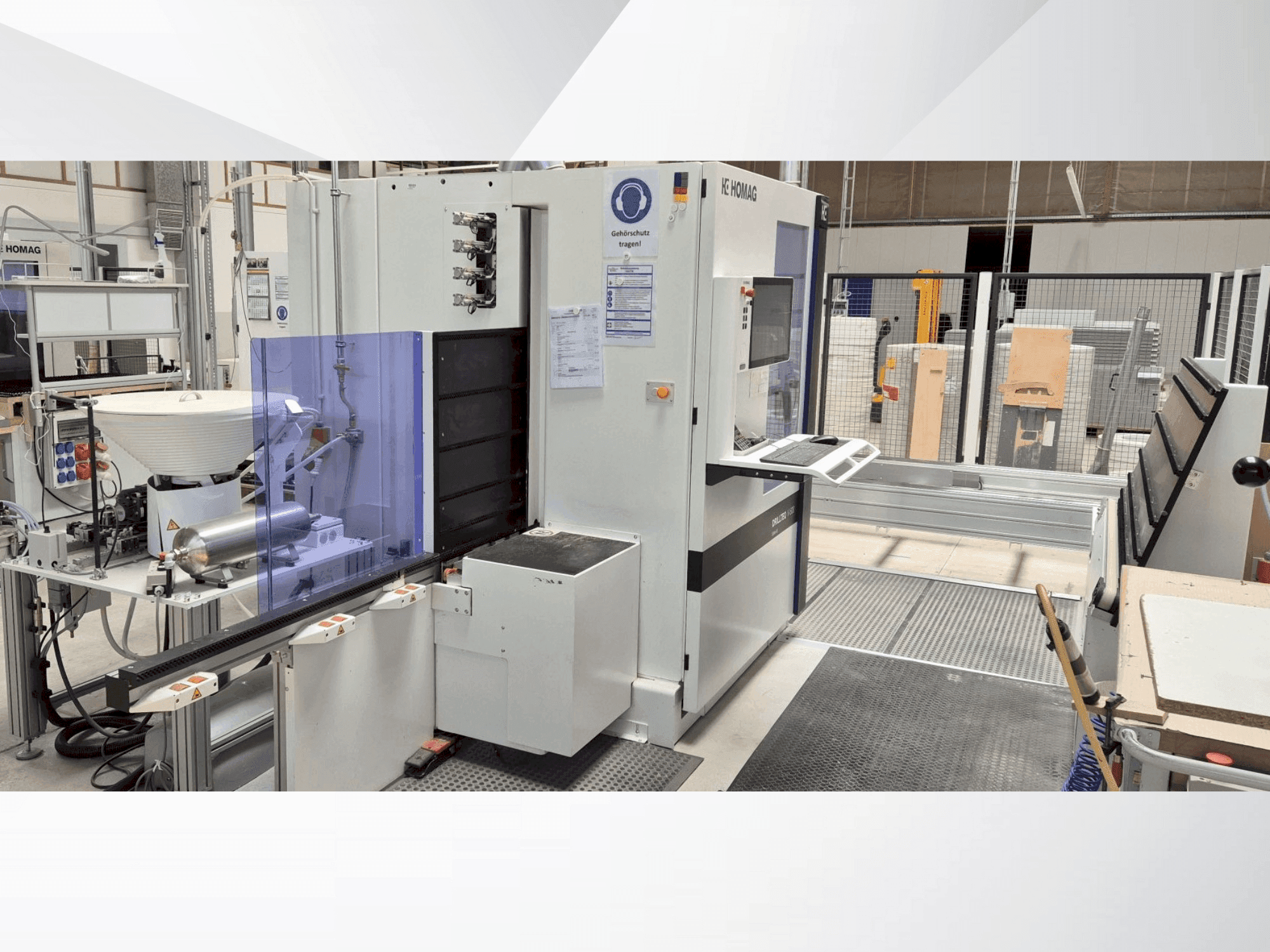 Vista Frontal  da HOMAG DRILLTEQ V-500  máquina