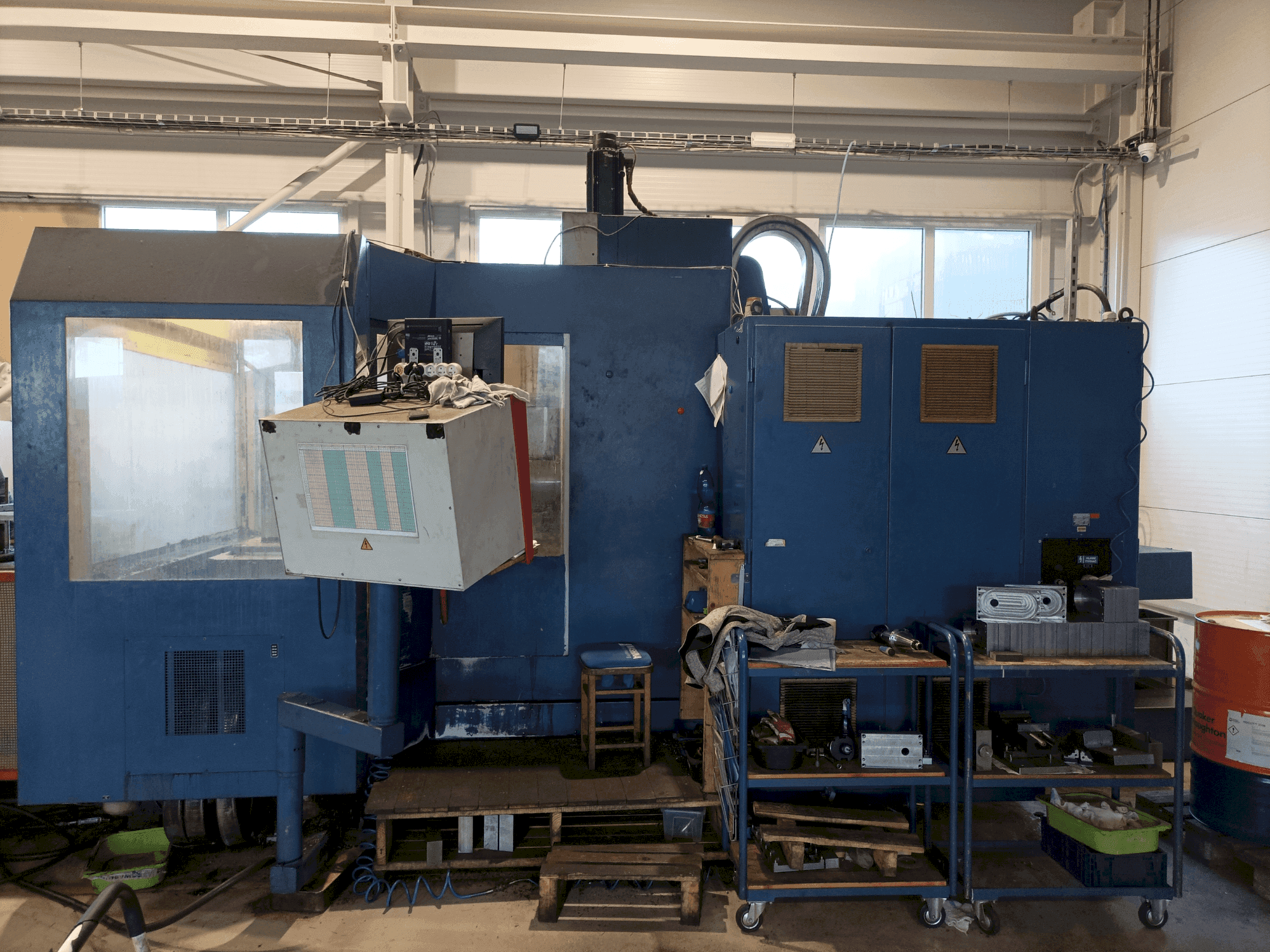 Vista Frontal  da ZPS MCFH 63  máquina