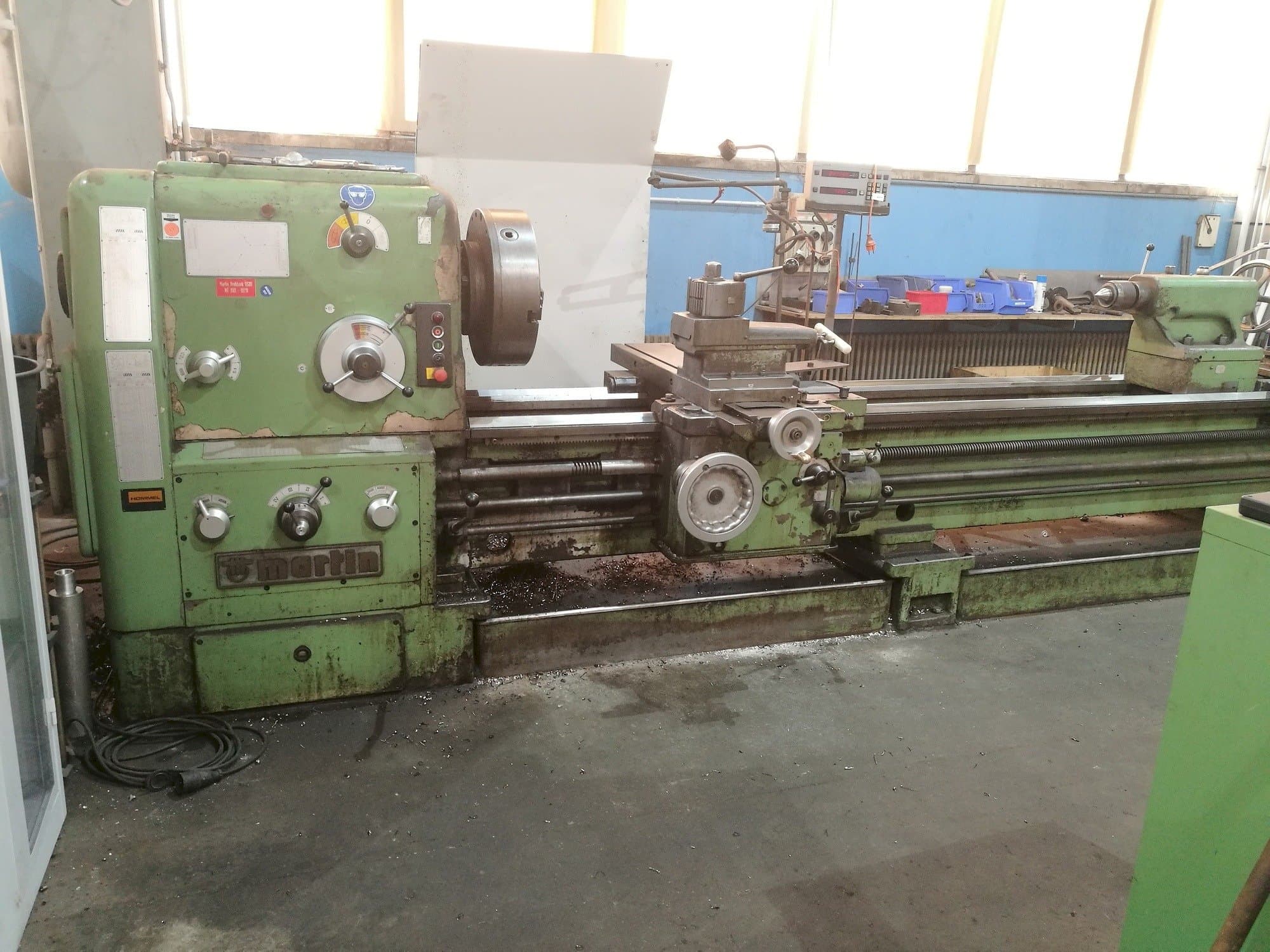 Vista Frontal  da Martin DS 80  máquina