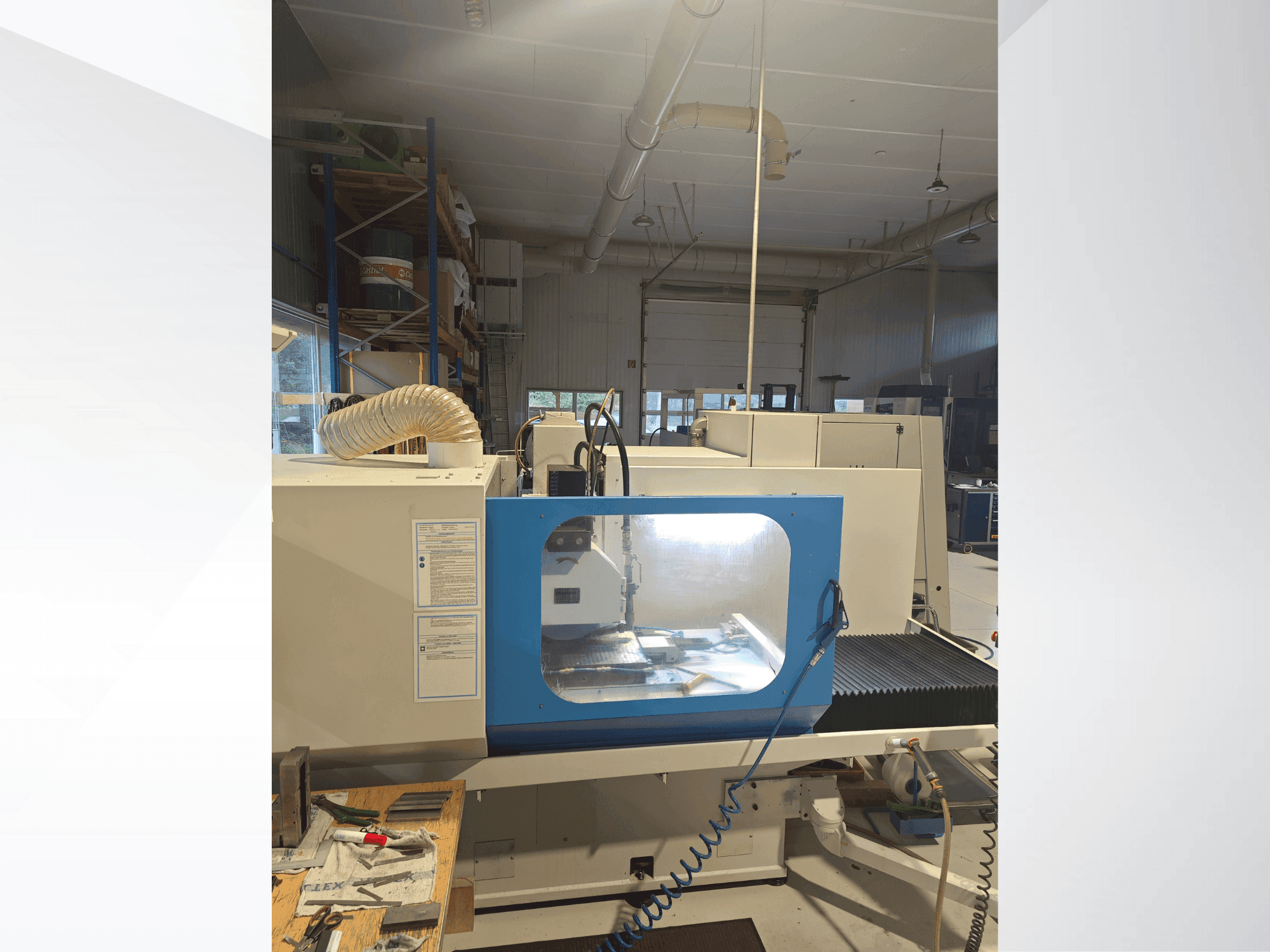 Vista Frontal  da ABA EL 1006  máquina