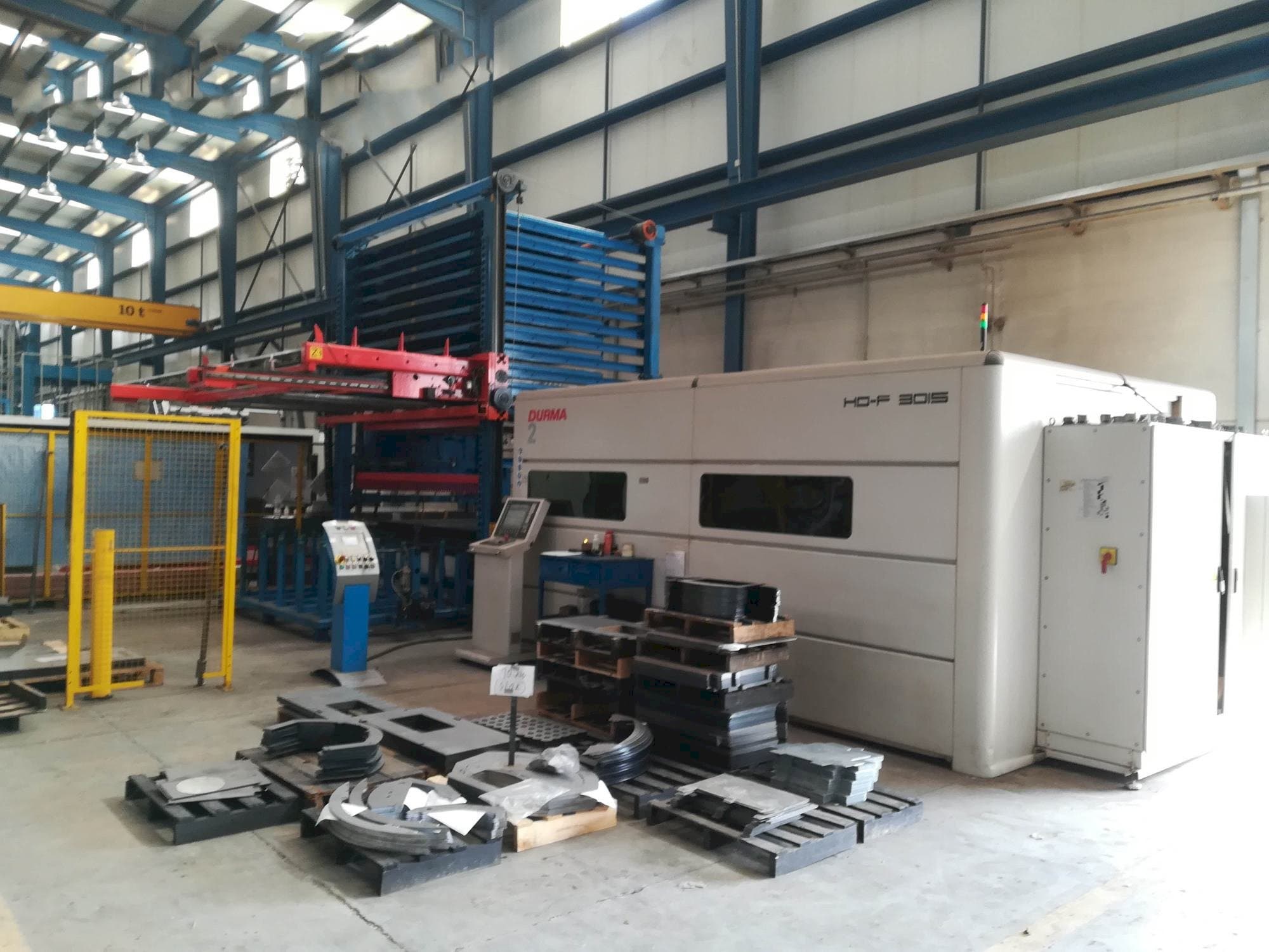 Vista Frontal  da Durma HD-F 3015  máquina