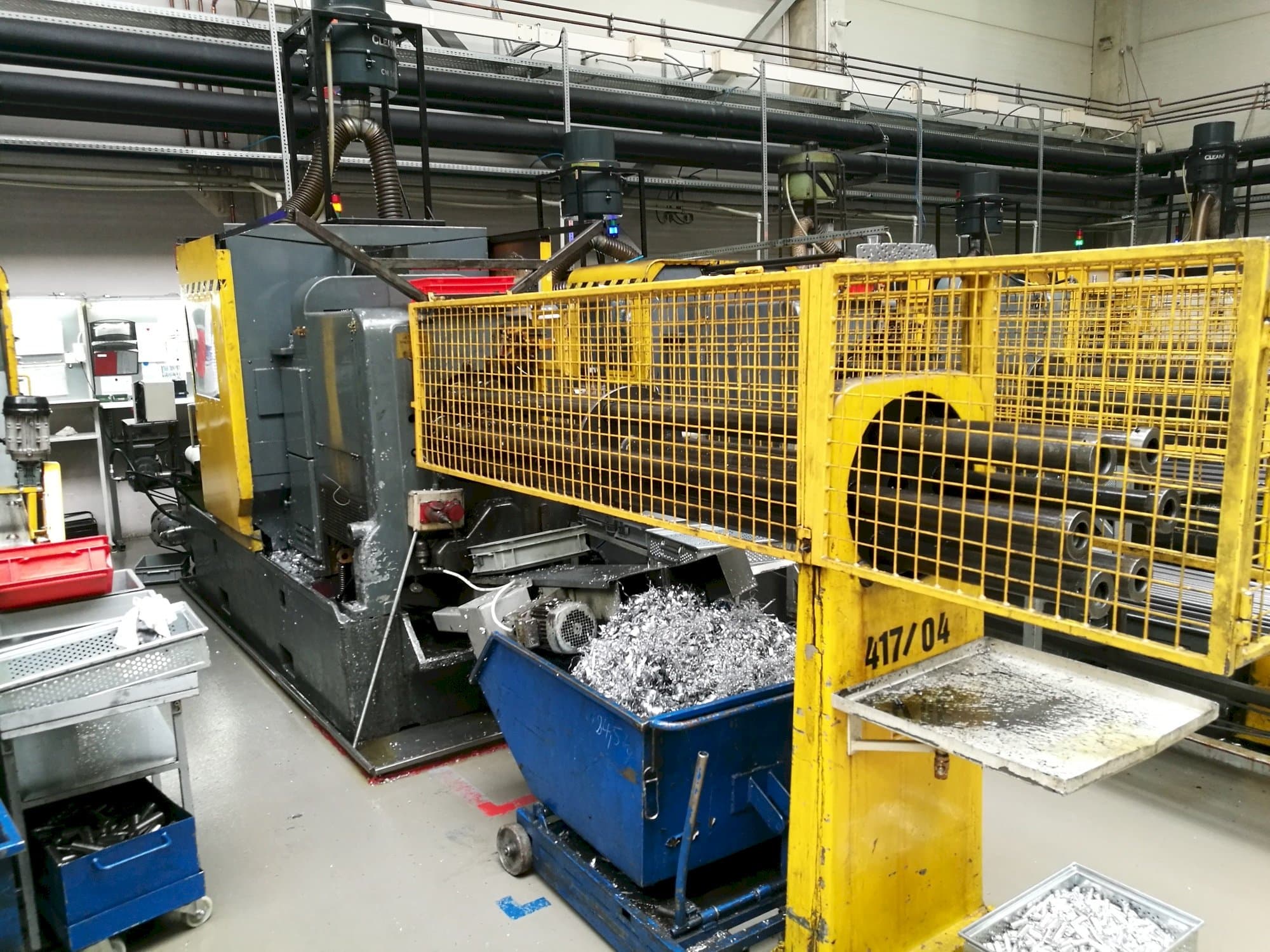 Vista Frontal  da Wickman 1  3/8"-6  máquina