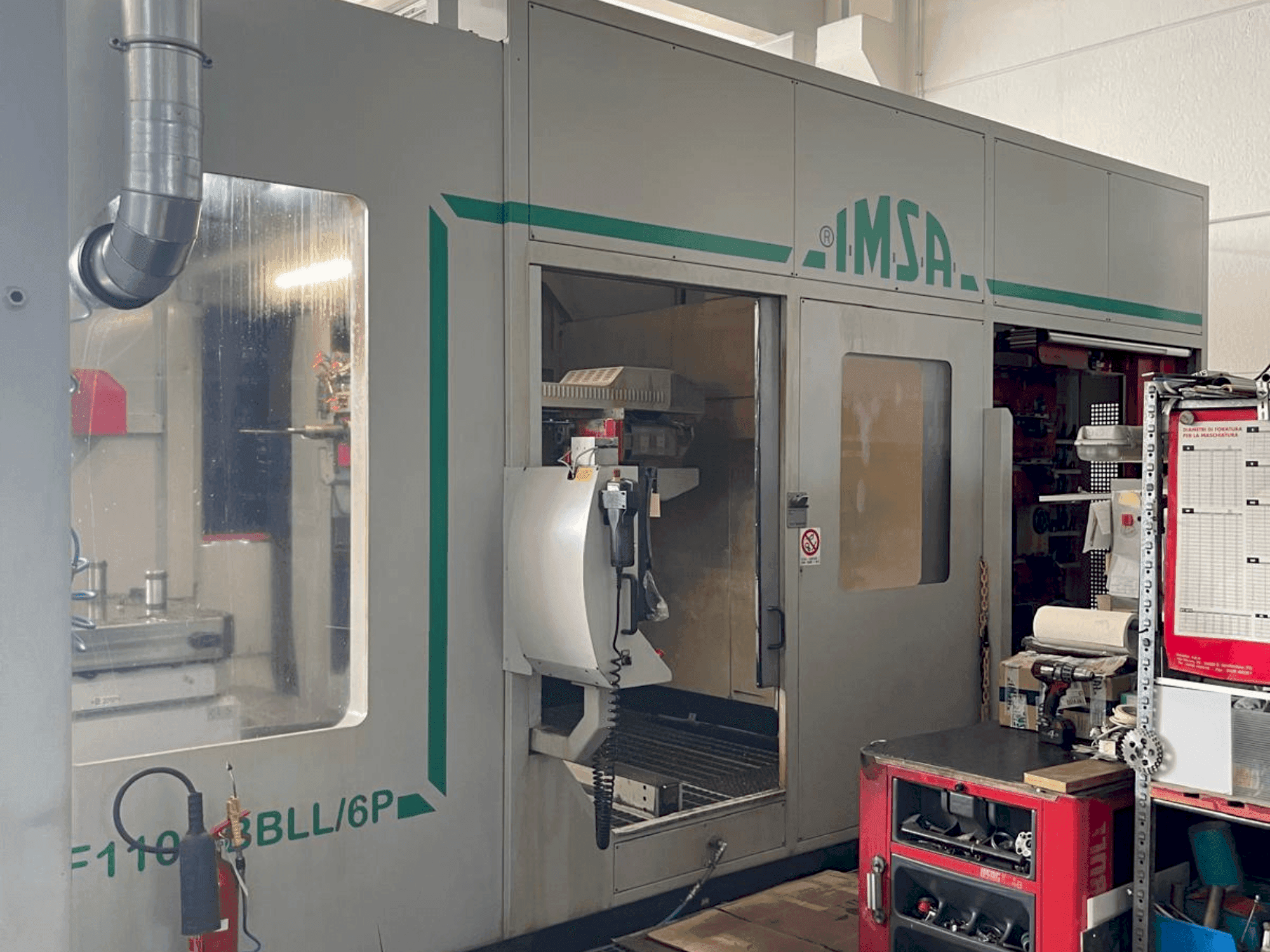 Vista Frontal  da IMSA TIPO MF1100BBLL 6P  máquina