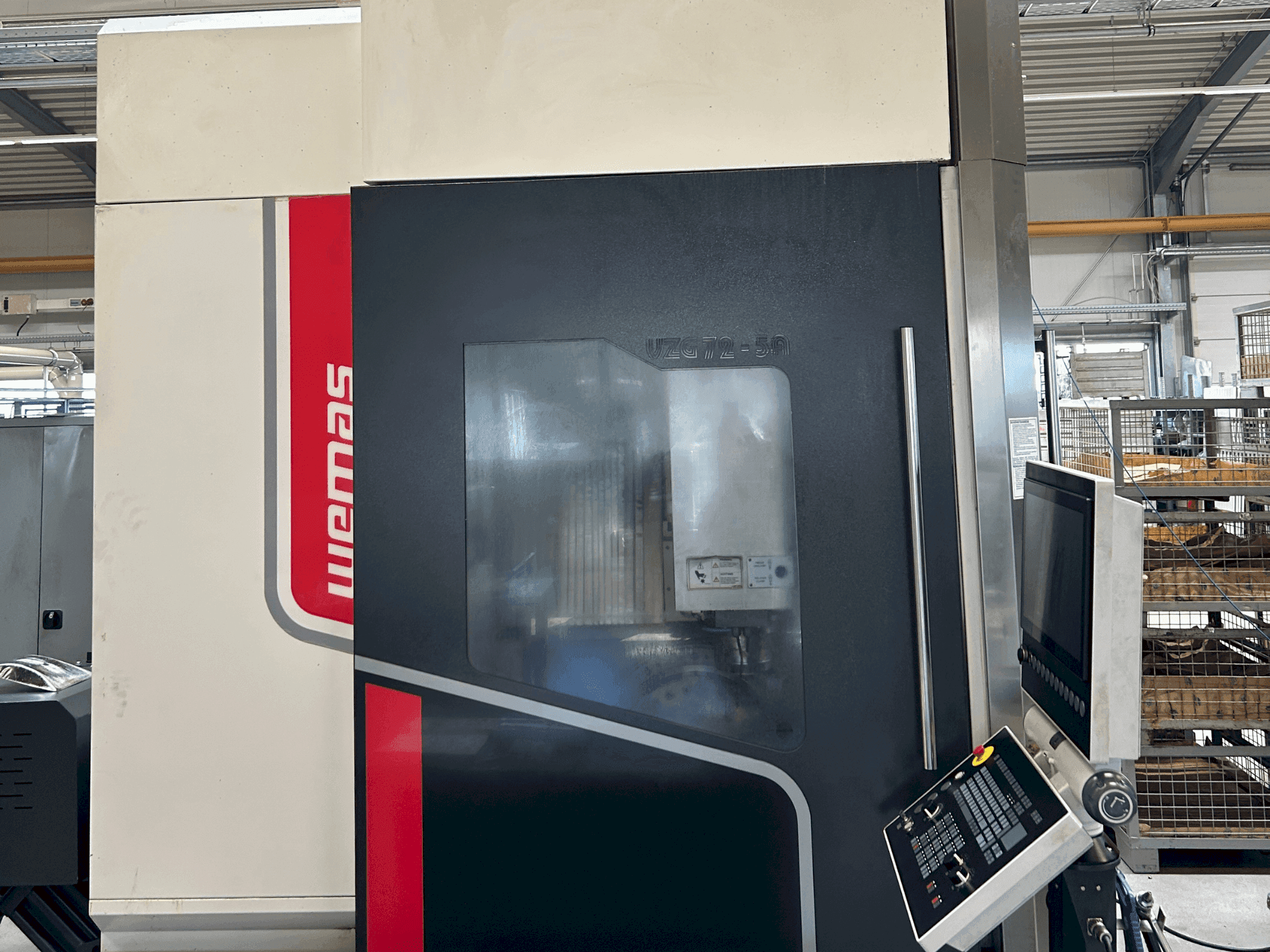 Vista Frontal  da WEMAS VZG 72-5A  máquina