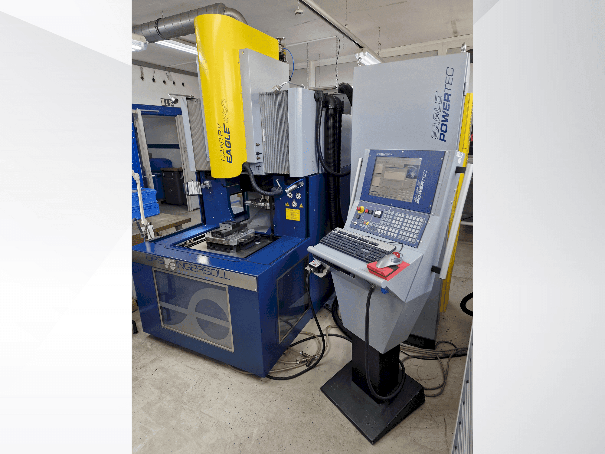 Vista Frontal  da OPS INGERSOLL Eagle 400  máquina