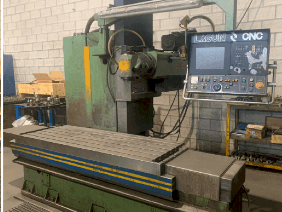 Vista Frontal  da LAGUN FBF 1800  máquina