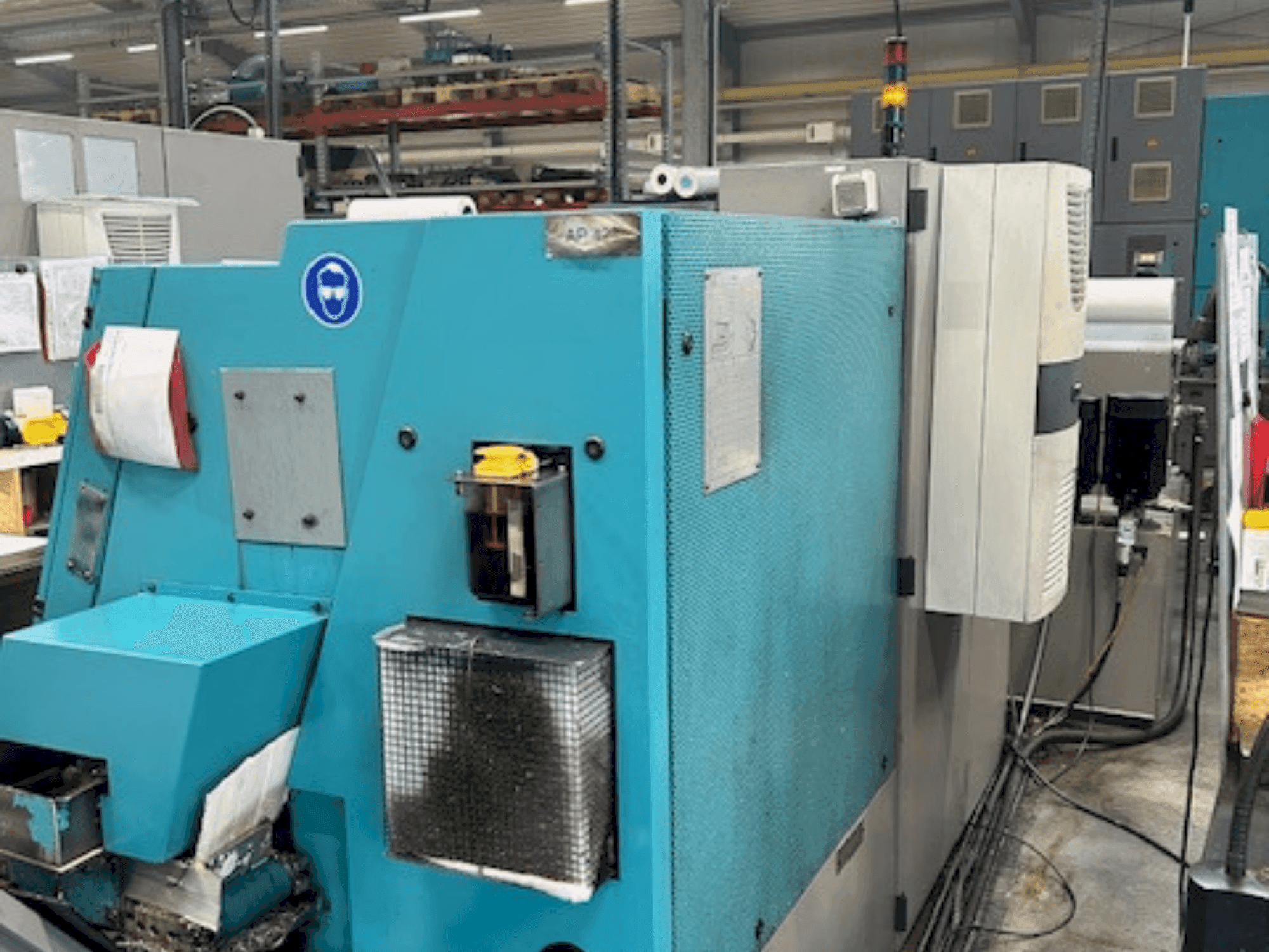 Vista Frontal  da Index C100  máquina