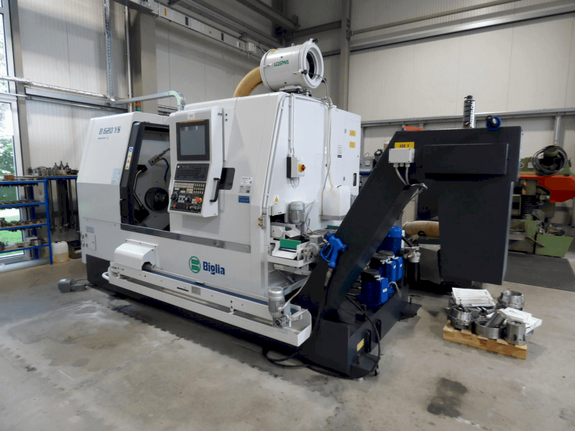 Vista Frontal  da Biglia B620YS  máquina