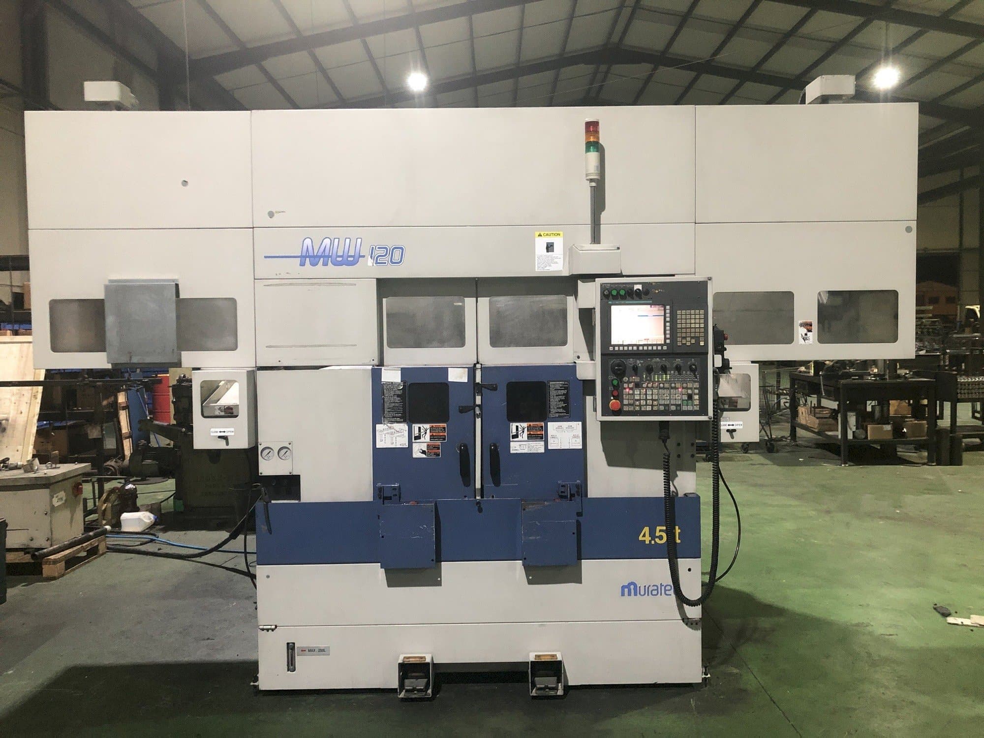 Vista Frontal  da Muratec MW 120 GT  máquina