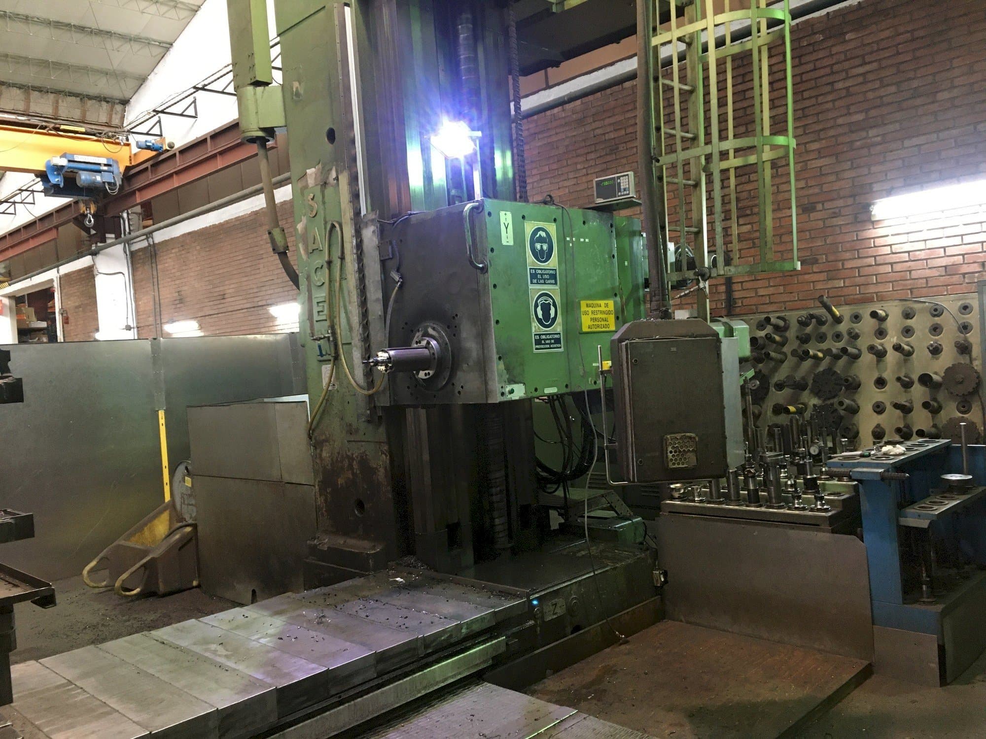 Vista Frontal  da Sacem									 M.S.T 130 C/N  máquina