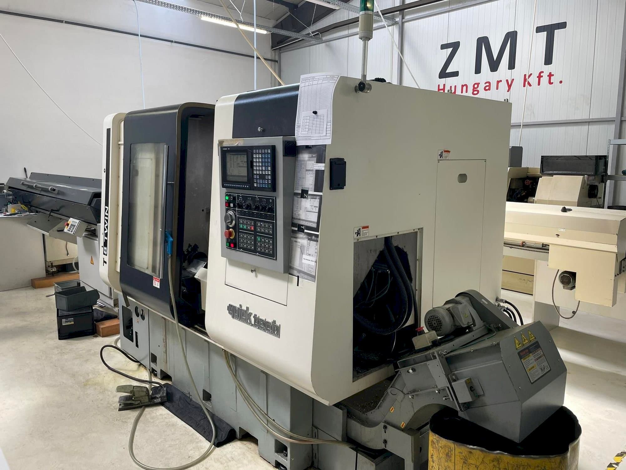 Vista Frontal  da Quick-Tech T8 Twin  máquina