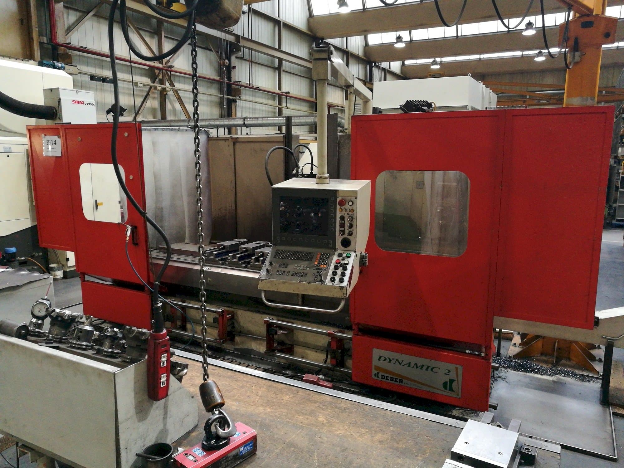 Vista Frontal  da DEBER Dynamic 2  máquina