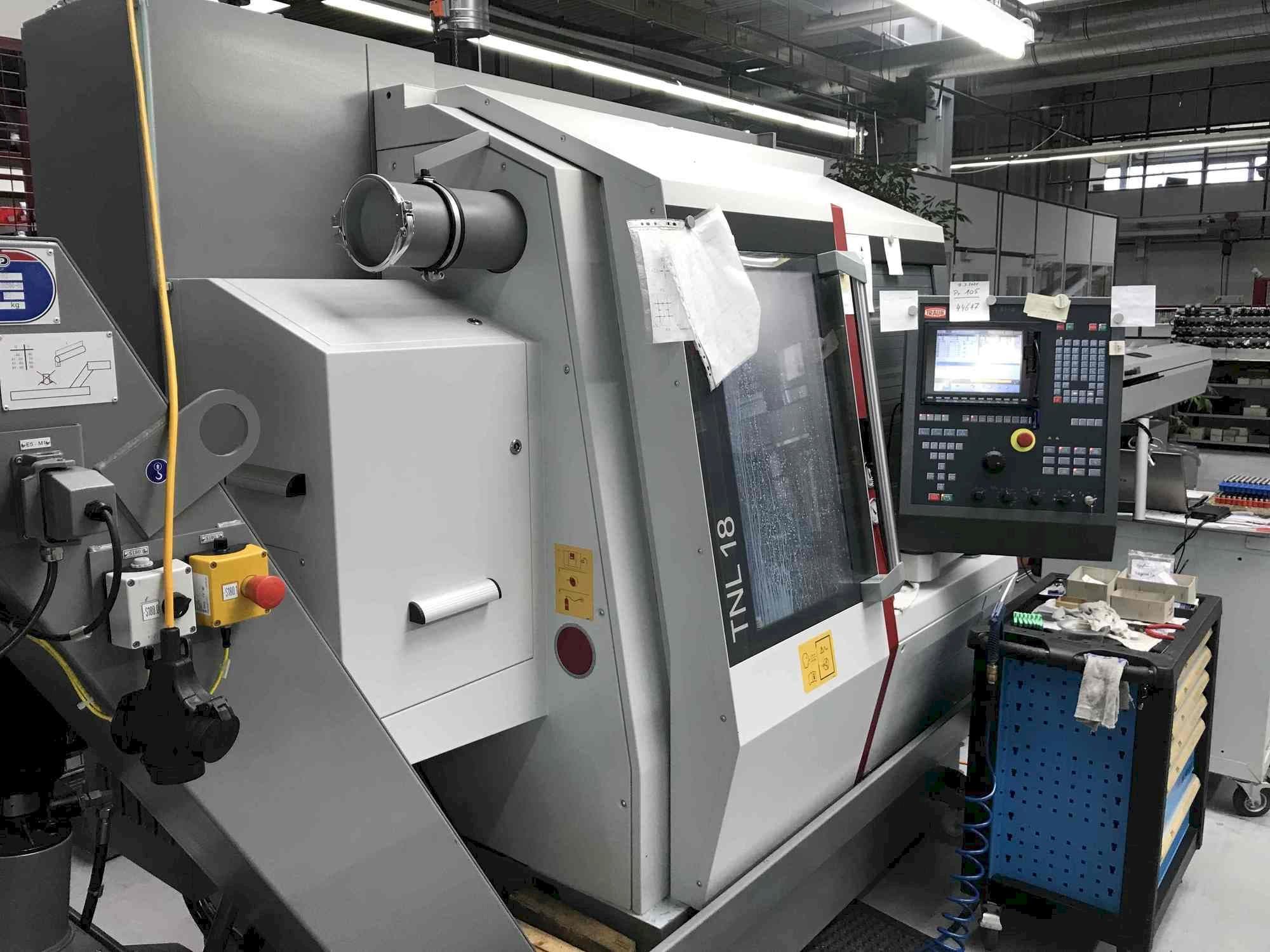 Vista Frontal  da TRAUB TNL 18-9P  máquina