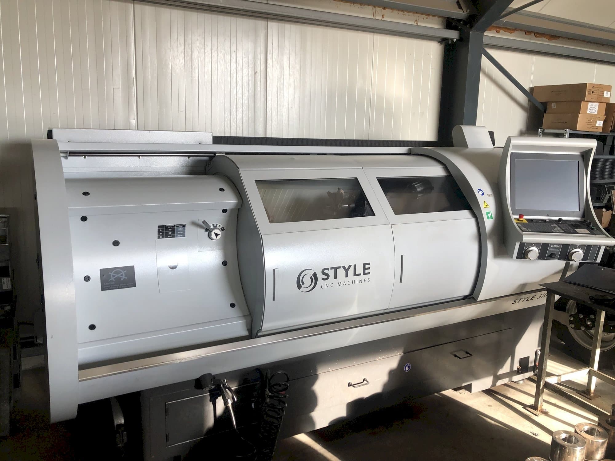 Vista Frontal  da STYLE 510  máquina