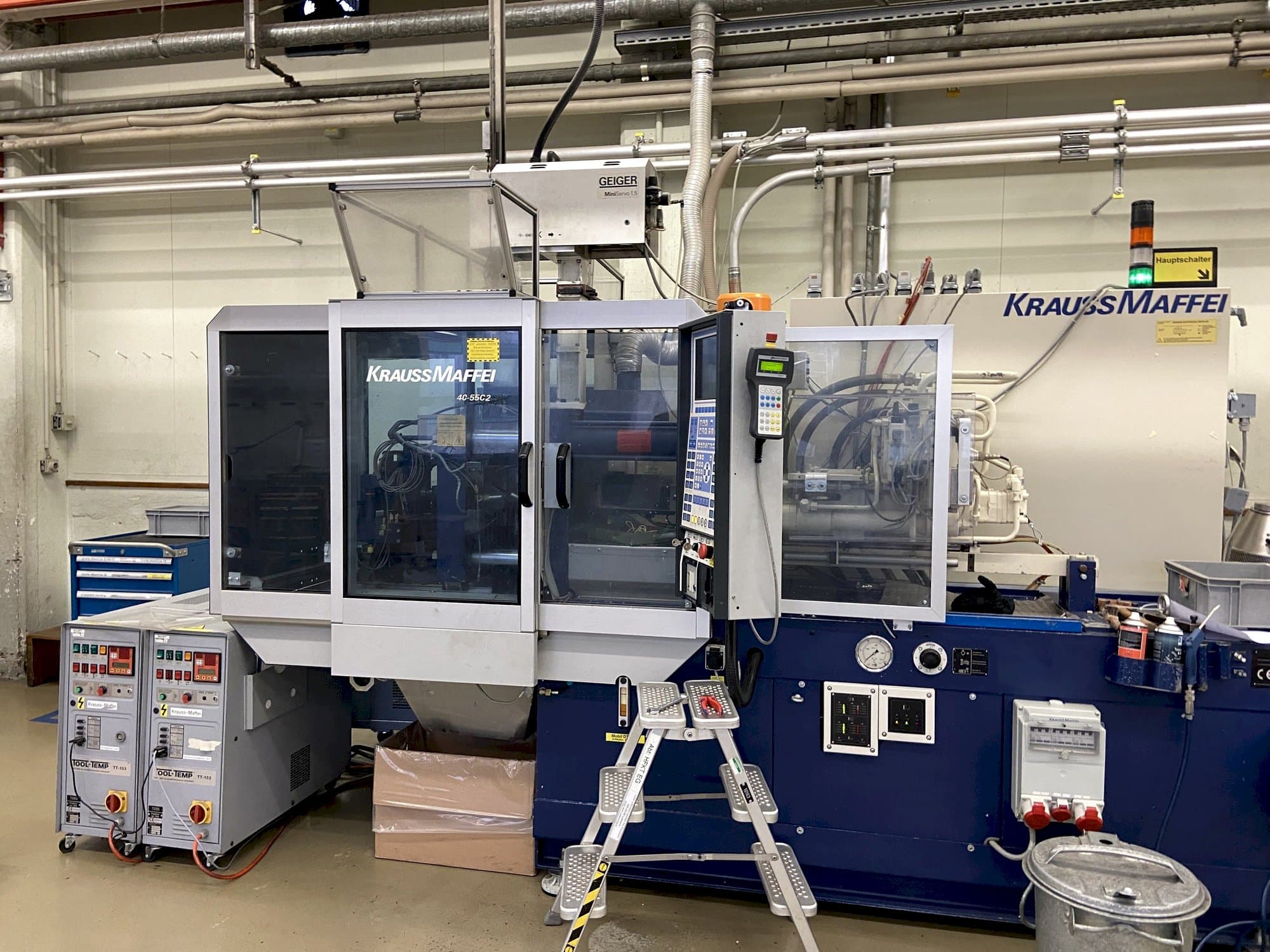 Vista Frontal  da Krauss Maffei 40/55 C2  máquina