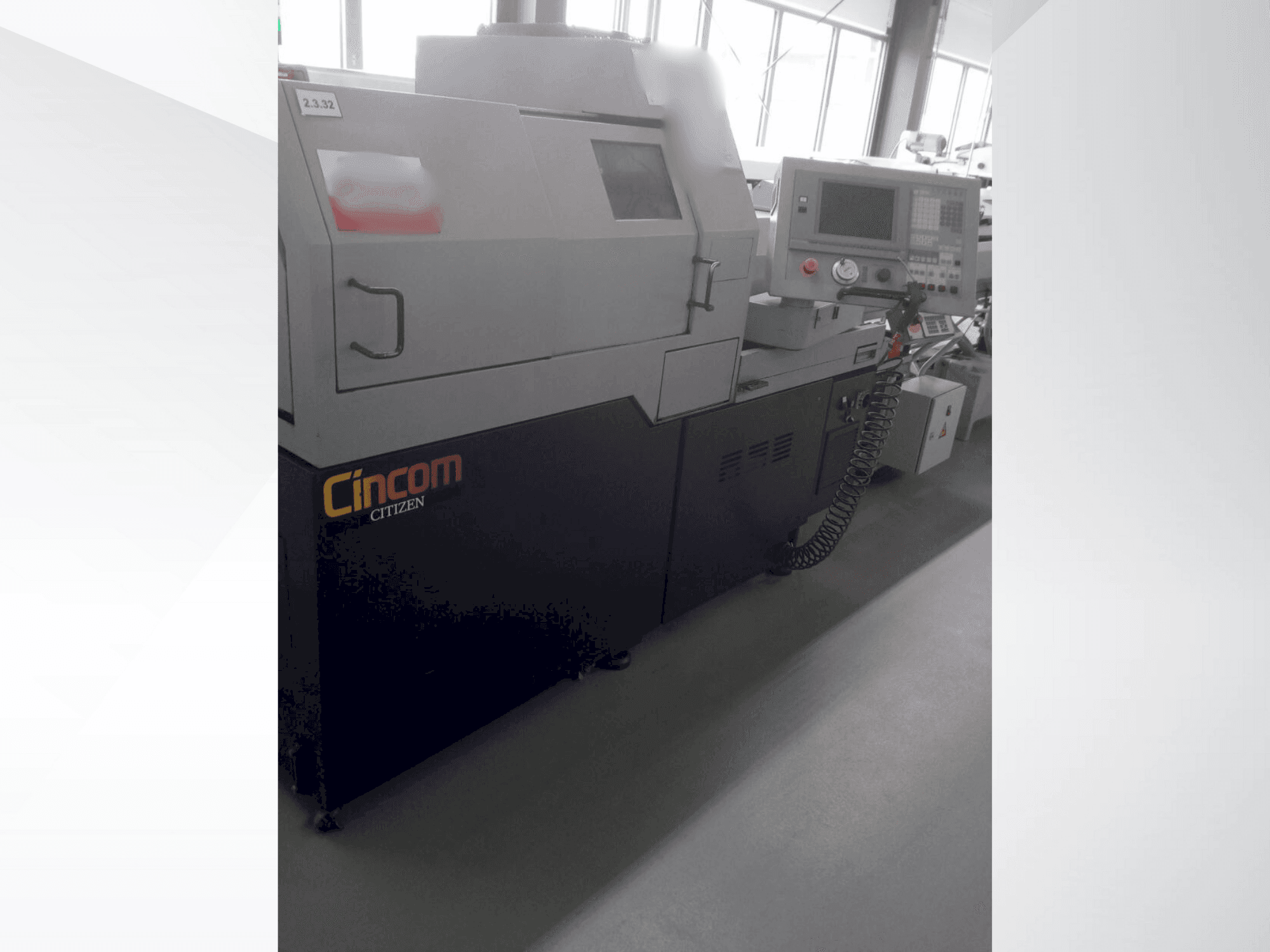 Vista Frontal  da Citizen L5-20  máquina