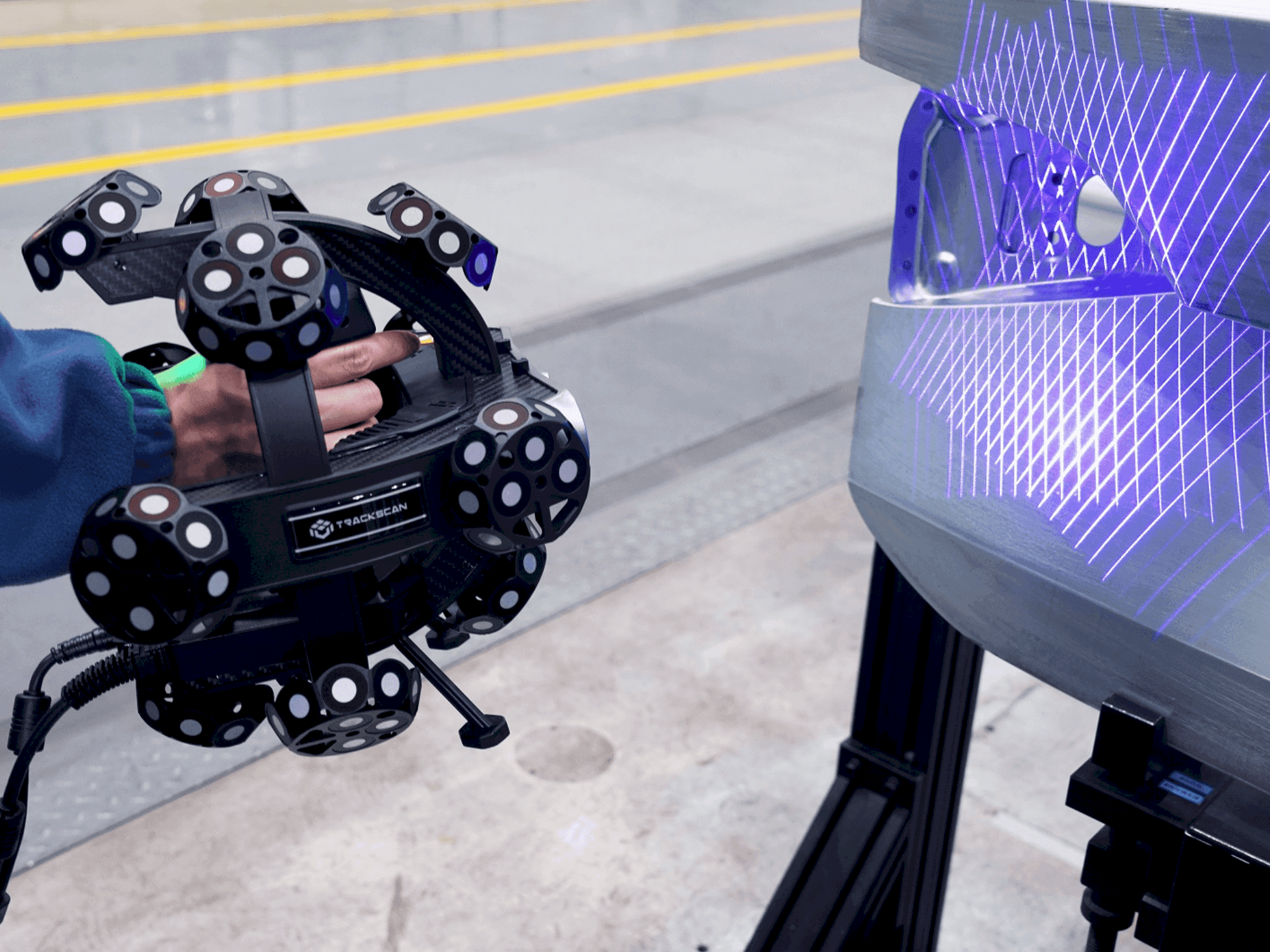 Vista Frontal  da TRACKSCAN Sharp49  máquina