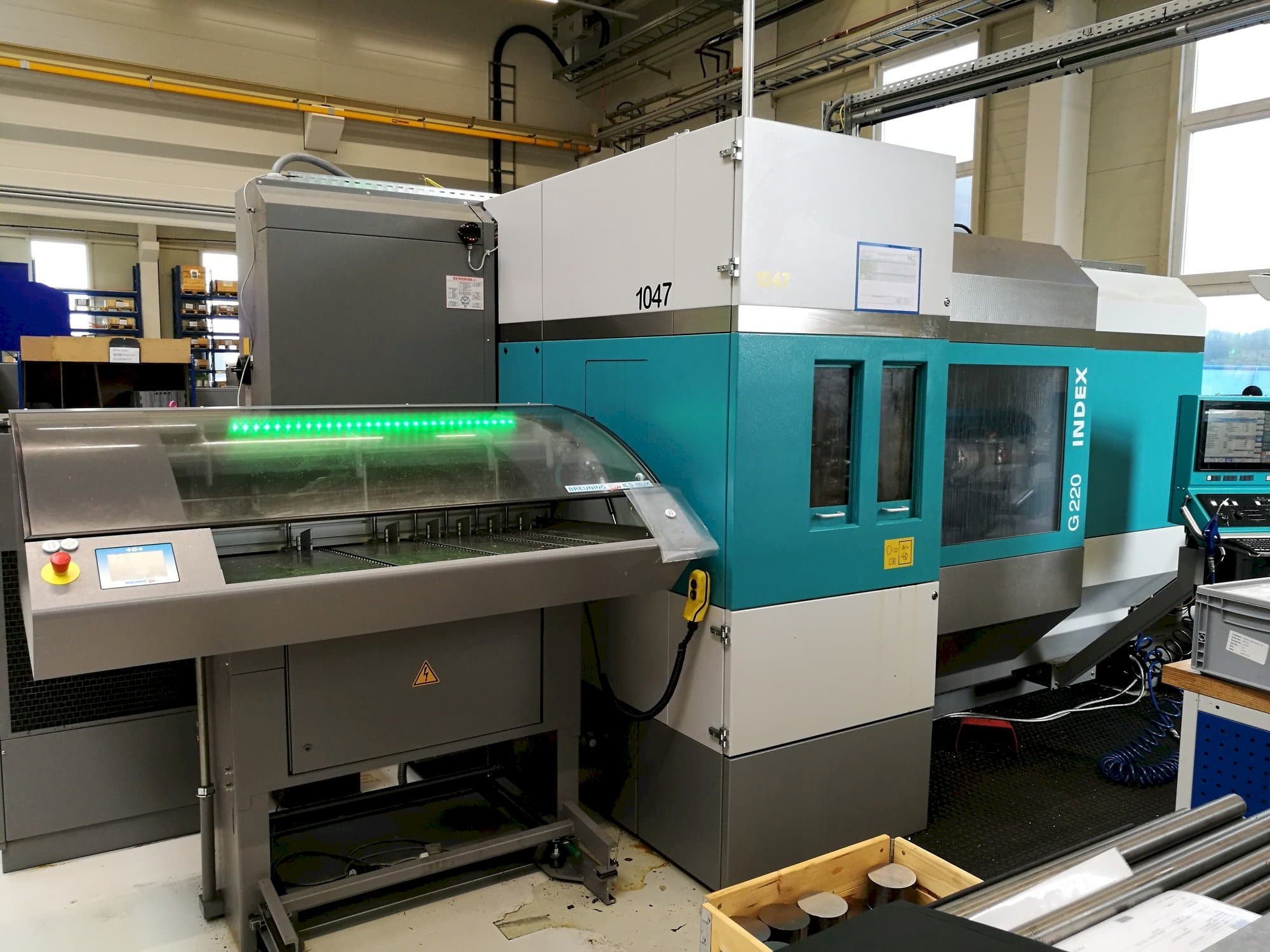 Vista Frontal  da Index G220  máquina