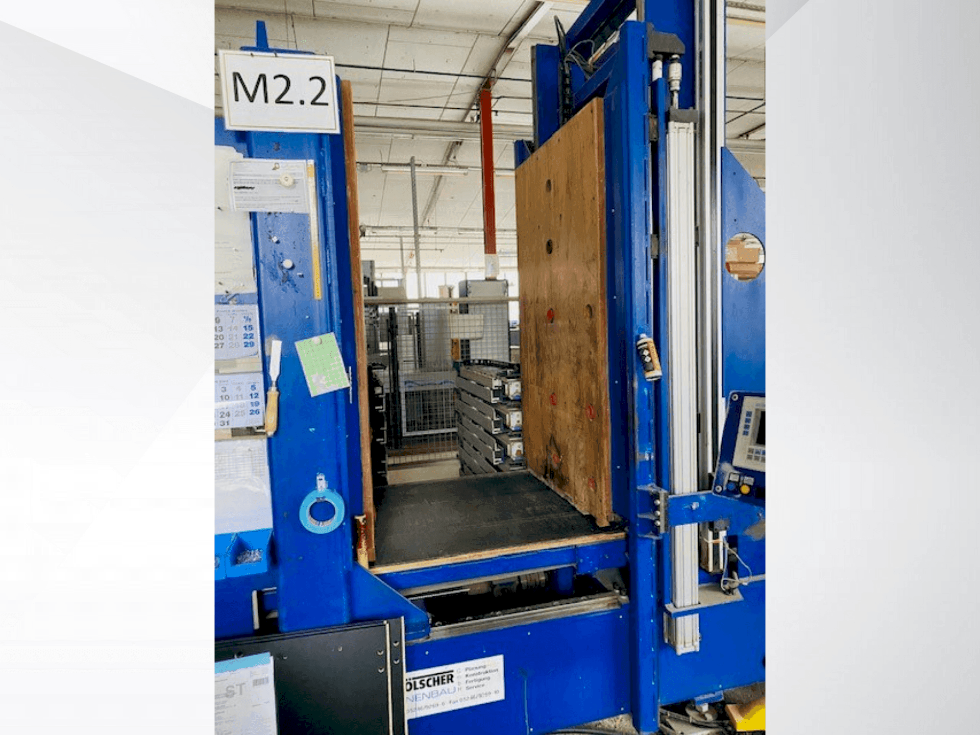 Vista Frontal  da Hüttenhölscher Body Press  máquina