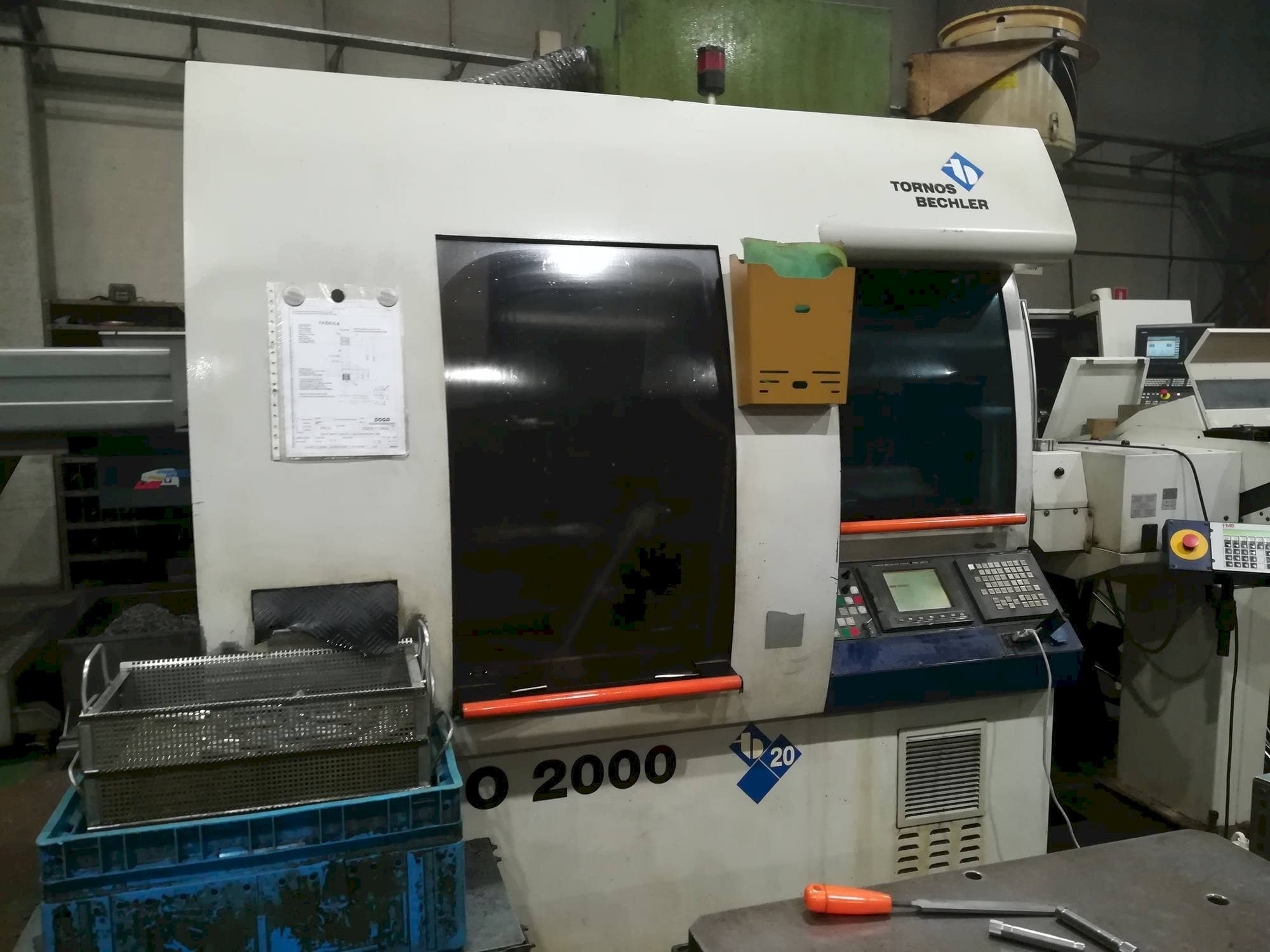 Vista Frontal  da Tornos-Bechler Deco 20  máquina